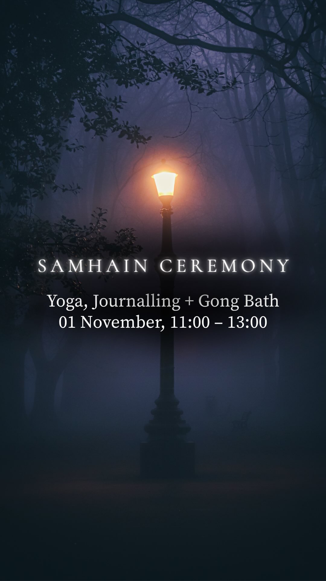 As the veil thins and the wheel turns, join us in ceremony to honour Samhain—the ancient Celtic festival that marks the end of harvest and the beginning of winter ❄
Once rooted in ritual, reflection, and ancestral connection, Samhain invites us to slow down, look inward, and honour the natural cycles of death, rest, and renewal 🌱
Expect:
🤍 Gentle, grounding yoga
🤍 Guided journaling for seasonal intention-setting
🤍 Deeply restorative gong bath
Let Lydia + Phoebe lead you in this sacred space and support you in embracing stillness, releasing what no longer serves, and preparing for the season ahead.
Saturday 01 Nov 2025
11:00 – 13:00
Hart Hotel, Curio Collection by Hilton
61–67 Great Eastern St, Shoreditch, London EC2A 3HU
🎟️ Head to website for more info + booking