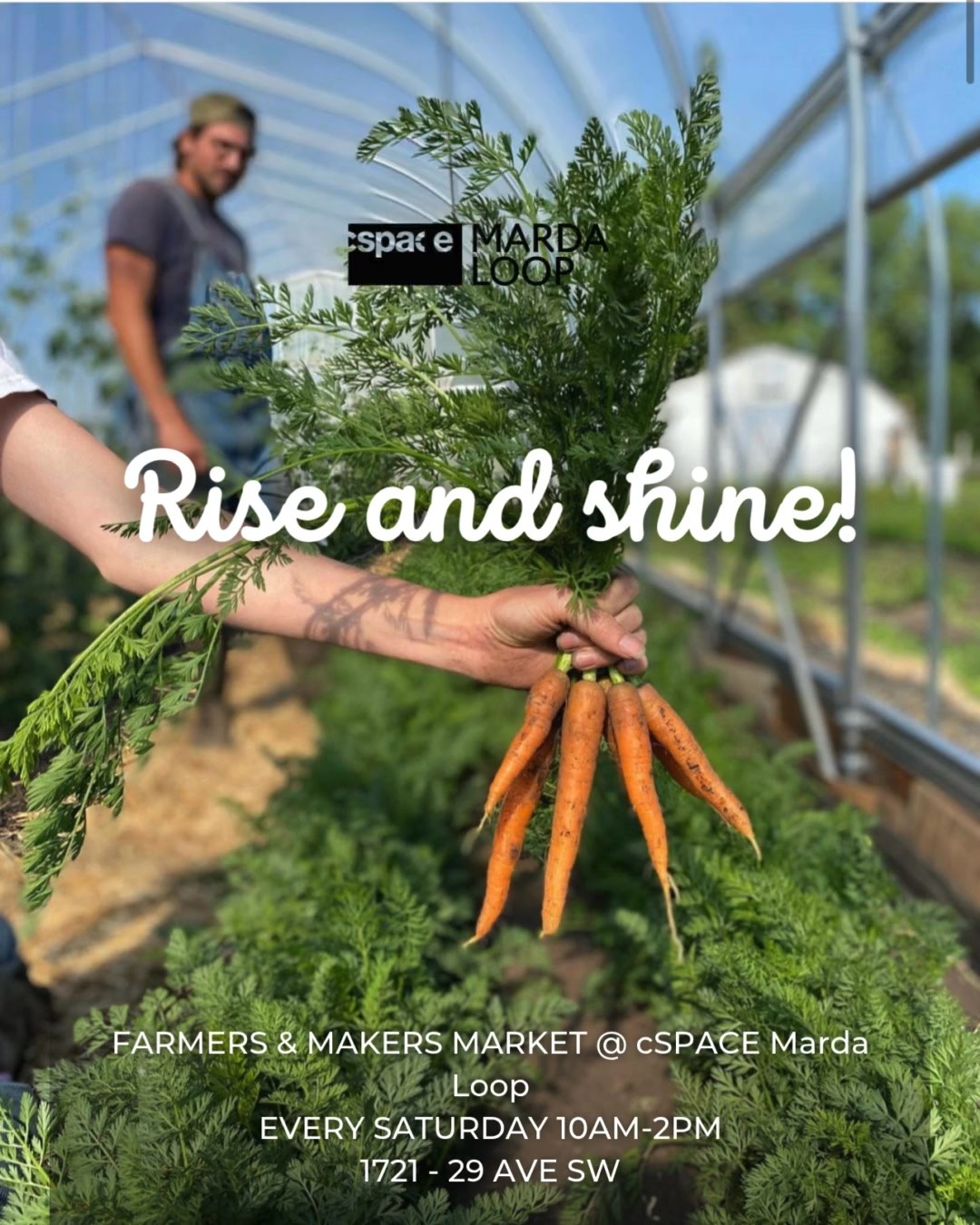 Happy Saturday, Calgary! ๐
Today is frosty but it does not slow down our dedicated farmers, or makers at the Farmer's & Makers Market at cSpace Marda Loop
Only 1 more outdoor market after today so be sure to join us from 10 AM to 2 PM and show your local farmer some love ๐ฅฐ
@cspace.mardaloop @yyc.sociables
#farmersmakersmarketat #yyc #yycfarmersmarket #mardaloopyyc #supportsmallbusiness #buylocalalberta #artistalley #shoplocalyyc #yycevents #mardaloop #freshyyc #localyyc #buyalberta #FarmersMarketYYC #SupportLocalCalgary #yycevents
Christmas Market November 14 & 15 ๐
๐