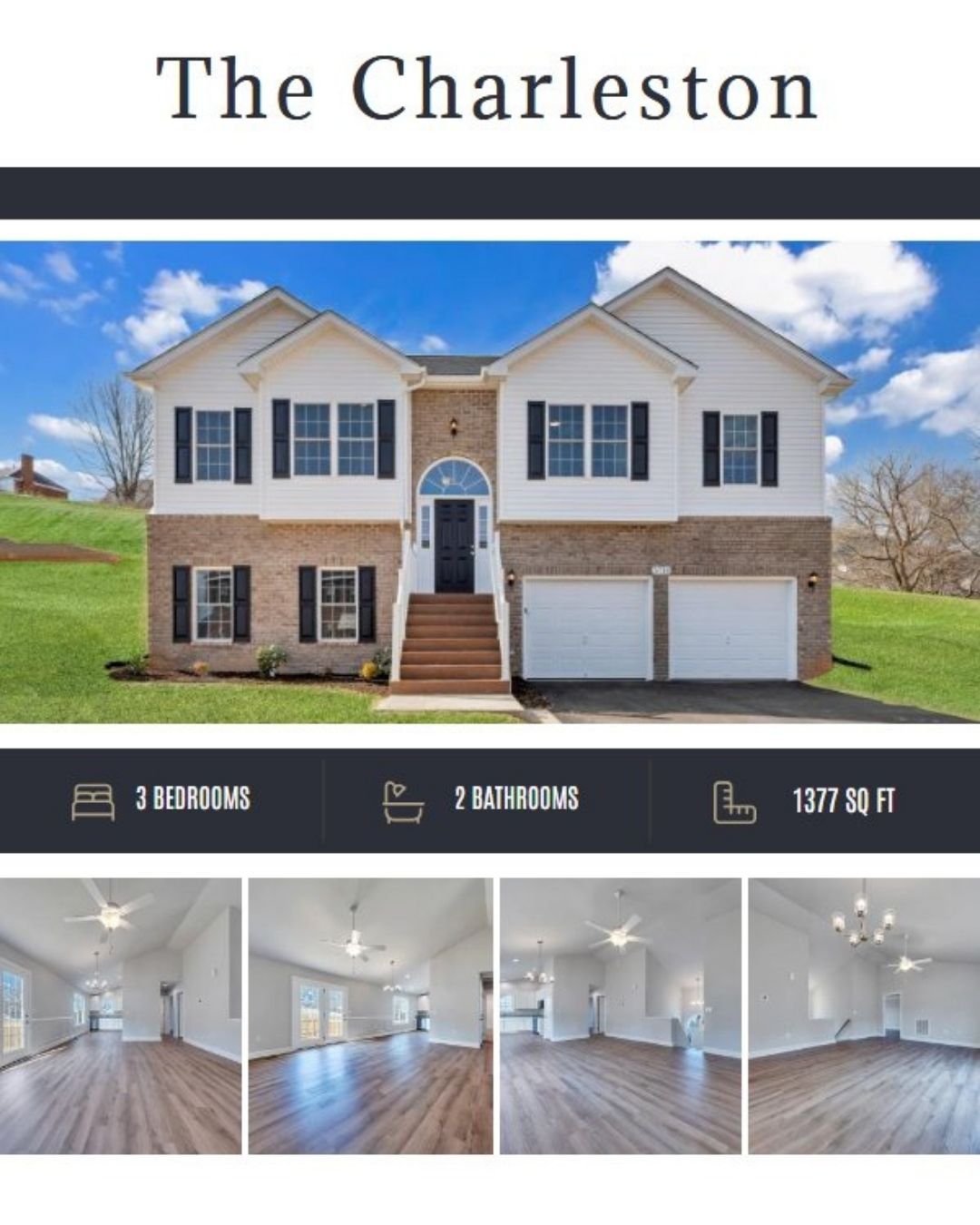 The Charleston Plan Ready in 30 Days or Less!
📍 55 Welch Circle, Christiansburg, VA 24073
📫 Located in the established Cambria Crossing neighborhood
This split-level home combines comfort, space, and convenience in one of Christiansburg’s most desirable communities. Featuring:
3 Bedrooms / 2 Bathrooms
Modern open layout with natural light
Stylish finishes throughout
Convenient to downtown, shopping, and Virginia Tech
Whether you're looking for your first home, a place to grow, or a low-maintenance lifestyle, this Charleston plan delivers.
Move-in ready in 30 days or less – don't miss your chance!
📞 Schedule your showing today!