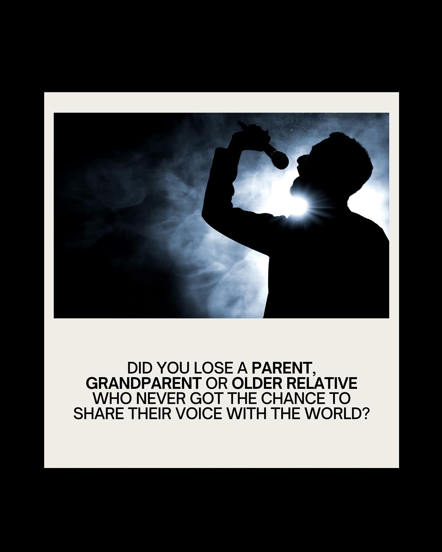 Their voice deserves to be heard. Nominate a loved one who was taken too soon at RememberTheirVoice.CastingCrane.com