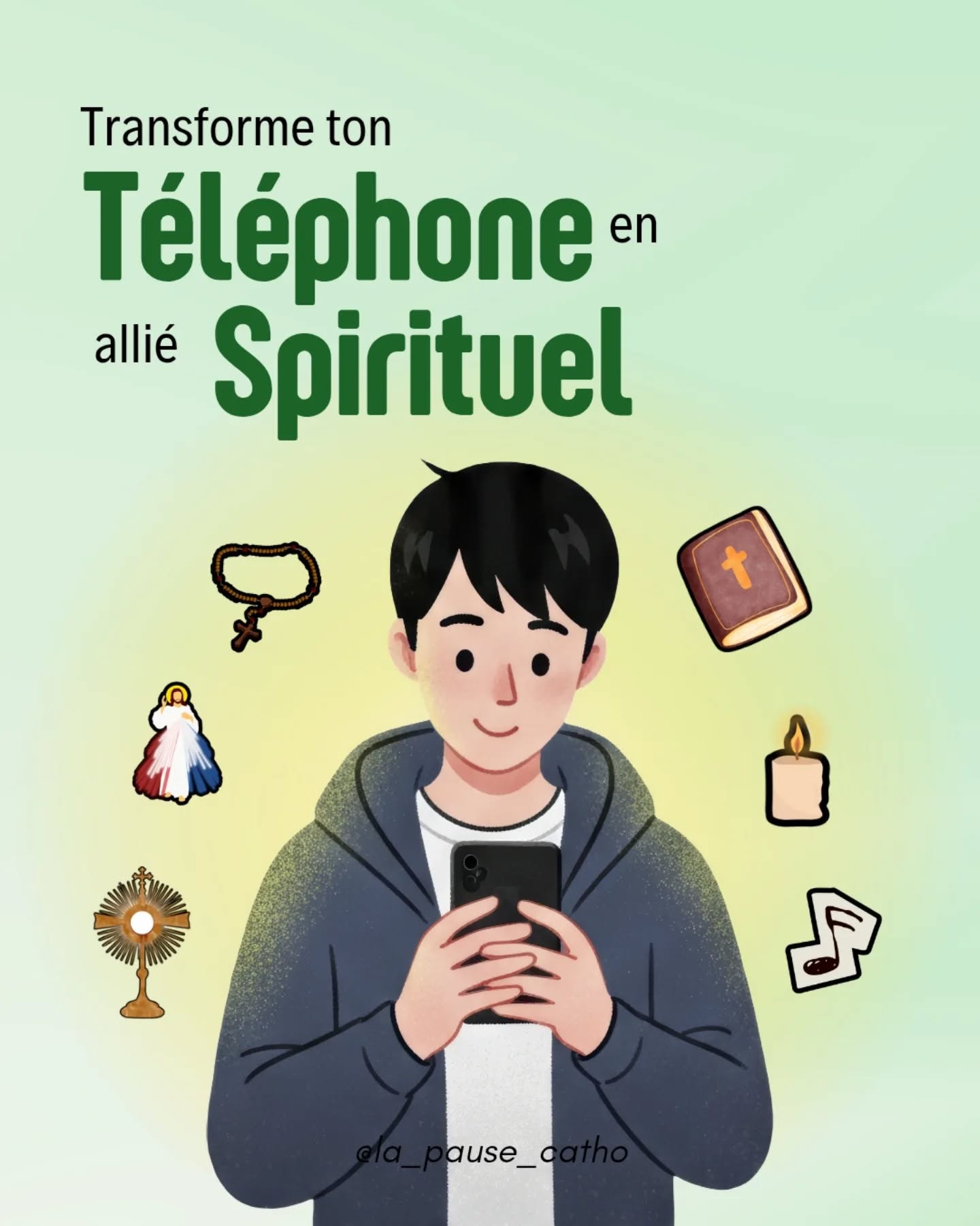📲🎚Et si ton téléphone devenait un allié pour ta foi ?🕯
Découvrez 7 astuces simples pour utiliser ton écran comme un levier spirituel au quotidien : applis, notes, partages inspirants et plus encore !
_____________________________________
#lapausecatho #foi #viechretienne #priere #spiritualite #digitaletchretien #alliespirituel #meditation #bible #viepriante #insta Catho #tiktokchretien #praiselouange #youpray #applicationchrétienne