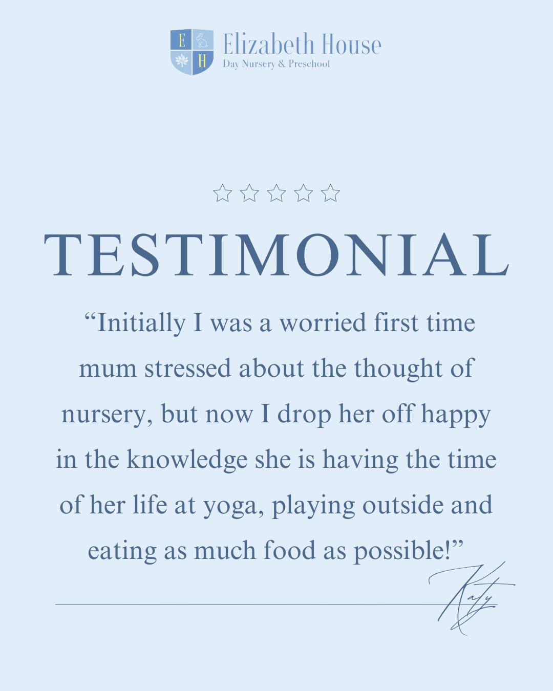 Starting nursery can feel like a big step; for parents as much as for children.
We’re so proud to create a nurturing environment where families quickly feel reassured, and children thrive.
Thank you to this wonderful parent for sharing their journey with us! 🤍
https://www.elizabethhousenursery.co.uk
#preschool #elizabethhousenursery #nursery #earlyyears #eyfs #wallingford #oxfordshire #parenttestimonial #nurseryfeedback #happyfamilies