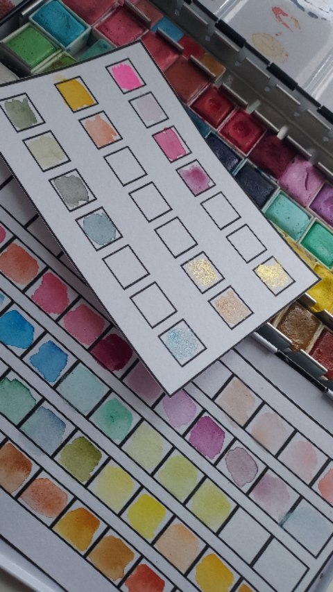 Après une belle découverte ce week-end grâce aux scrappeuses de Leudeville, je remets mes nuanciers à jour 😊
Et vous, êtes-vous fan d'aquarelles ?
#aquarelles #creascrapbysyl #creativite #colors #scrap #scrapbookinglover #scrapbookingart #aquarelle #watercolor #watercolorpainting #aquarelleart