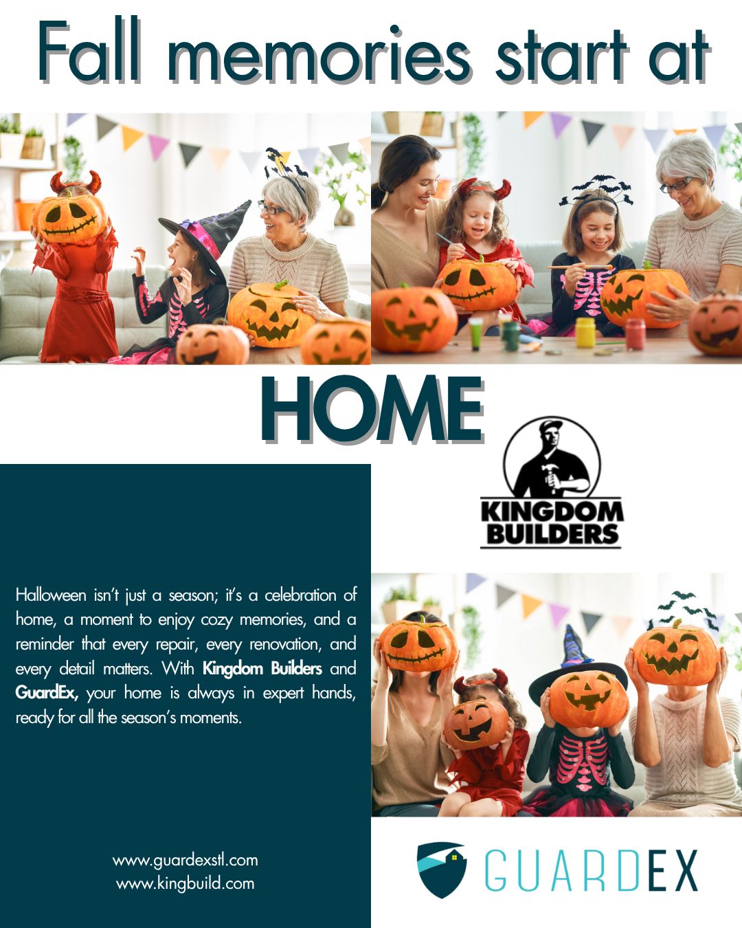 Family, pumpkins, and a home that works. That's what we're here for. 🧡🎃