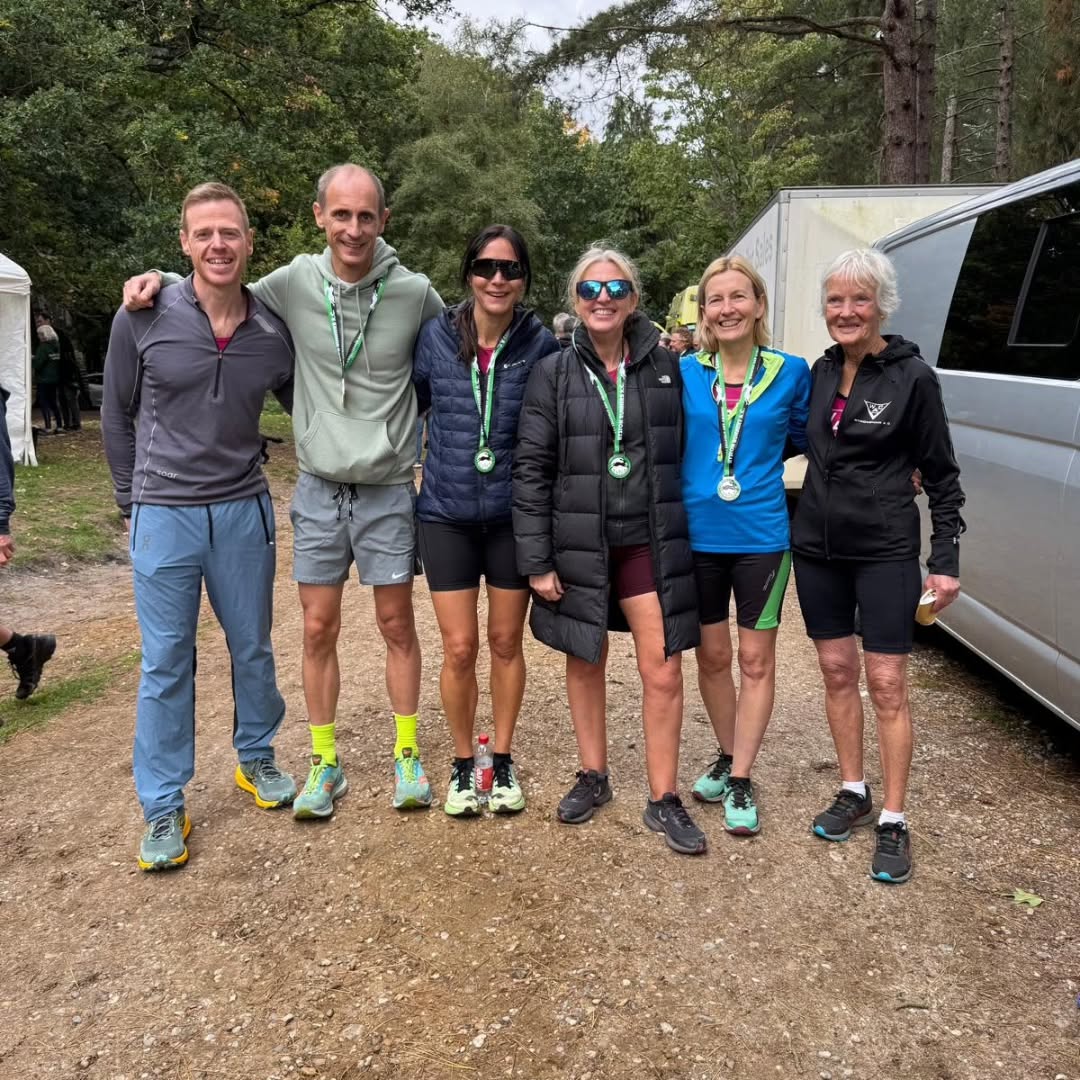 Last weekend saw the return of the Ryston cross country series and we had strong WAC representation, with seven members making the journey to Shouldham Warren.
Elsewhere, we had age grade PBs for Lynn Ottaway and Sarah Nelis at the Town and Gown 10k; Kev Simpson and Lian Penson ran the Ely Tri Club Marathon (what a way to spend your birthday Lian), joined by Todd Lake in the half; Janice Dayne ran the Chester Marathon, and we had WACers at the Standalone 10k and Reef Sprint Tri. Lots of very happy WACers!