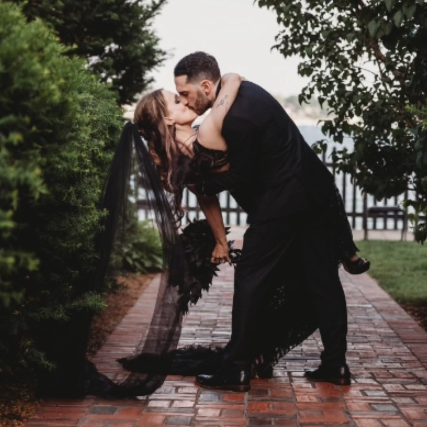Liz & Maher traveled from Worcester to Salem for the most magical kind of day... a small, intimate wedding with a dark romance vibe! Their stunning black + purple palette set the mood at the historic House of the Seven Gables, where love and history intertwined on a beautiful summer afternoon. After heartfelt vows surrounded by loved ones, their celebration continued with an intimate dinner at Teresa’s in Woburn – the perfect ending to a day that was equal parts elegant and deeply personal.
🖤💜💍🥀✨️
💒 @h7gables
📸 @thewitchtographer
💇♀️ @texturesalonsalem
🍴 @dineteresas
#salemweddingwitch #weddingwitch #witchywoman #salemweddingofficiant #salem #salemma #salemmassachusetts #salemwedding #salemweddings #darkwedding #darkromance #smallwedding #intimatewedding #officiant #weddingofficiant #wedding #weddings #weddingceremony #ido #tietheknot