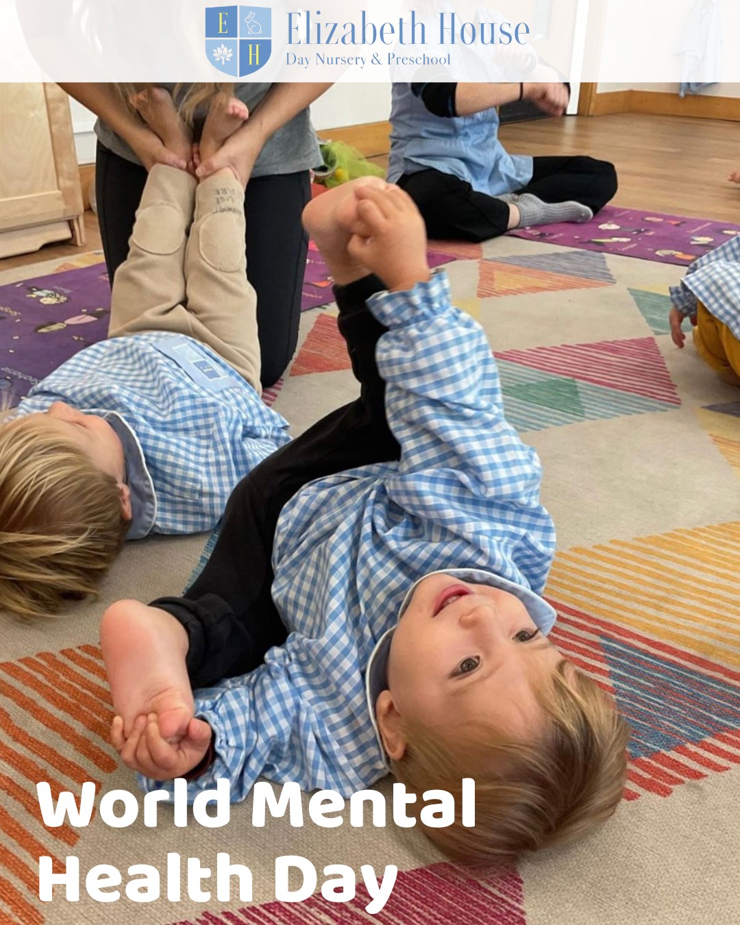 In early years, positive wellbeing starts with feeling safe, supported and heard.
We create an environment where children can express their emotions, build resilience and learn the importance of kindness to themselves and others.
And here - a moment of calm during our toddler yoga session. A simple way to support both body and mind.
Today is a reminder that mental health matters for every age.
#preschool #elizabethhousenursery #nursery #earlyyears #eyfs #wallingford #oxfordshire #worldmentalhealthday