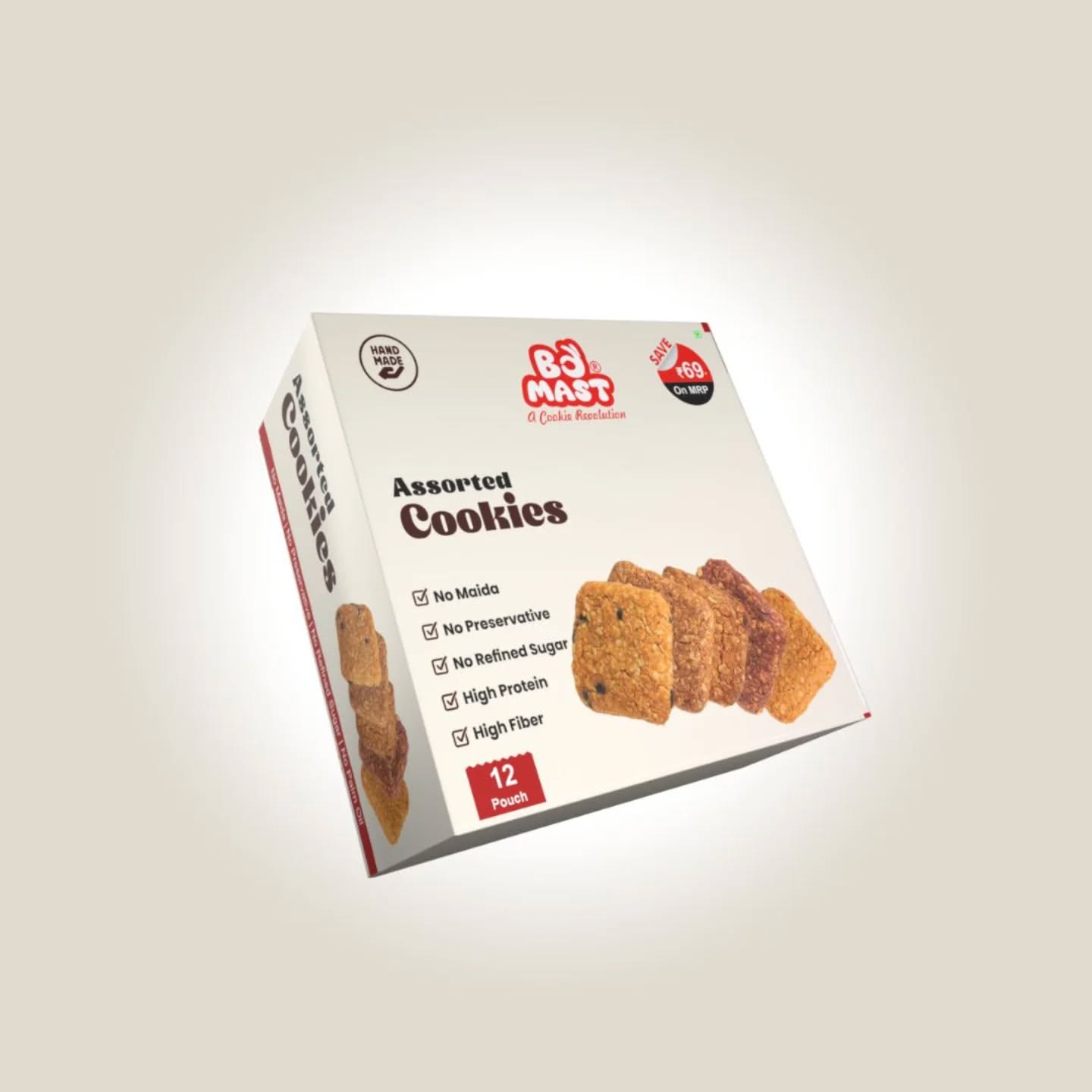 Double the Taste, Double the Health with BoMast Assorted Cookies (12 Pouch Box) 🍪💪
Loaded with High Protein & High Fiber, made with No Maida, No Preservatives, and No Refined Sugar.
Perfect for fitness lovers, travelers, and snack enthusiasts! 🌍✨
👉 Order now at www.bomastcookies.com
#BoMastCookies #AssortedCookies #HealthyCookies #HighProteinSnacks #HighFiber #NoMaida #NoRefinedSugar #NaturalCookies #HandmadeCookies #GuiltFreeSnacking #HealthyLifestyle #TravelSnacks #FitnessSnacks #Bomast #BomastAssortedCookies #CleanEating #ProteinCookies #HealthyLiving #MadeInIndia #BomastCookiesBox