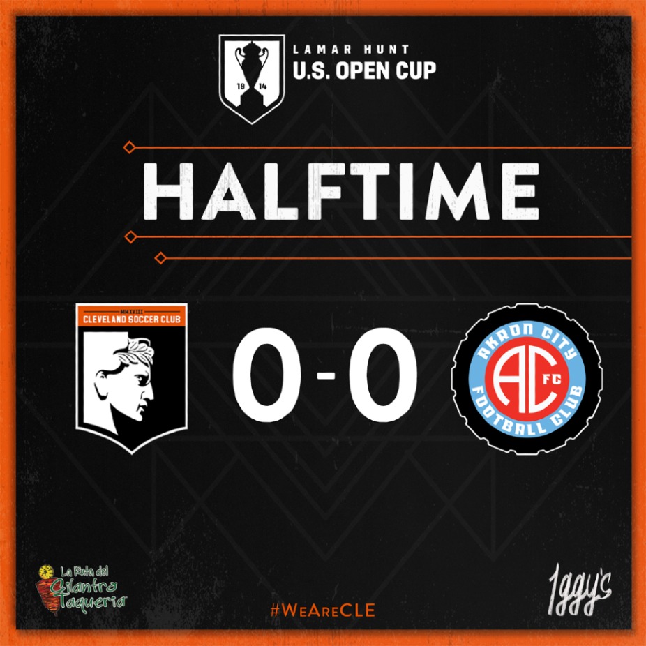 We are at a standstill at half
Stay with us for the second half of action as Cleveland looks for a winner💪
#WeAreCLE
