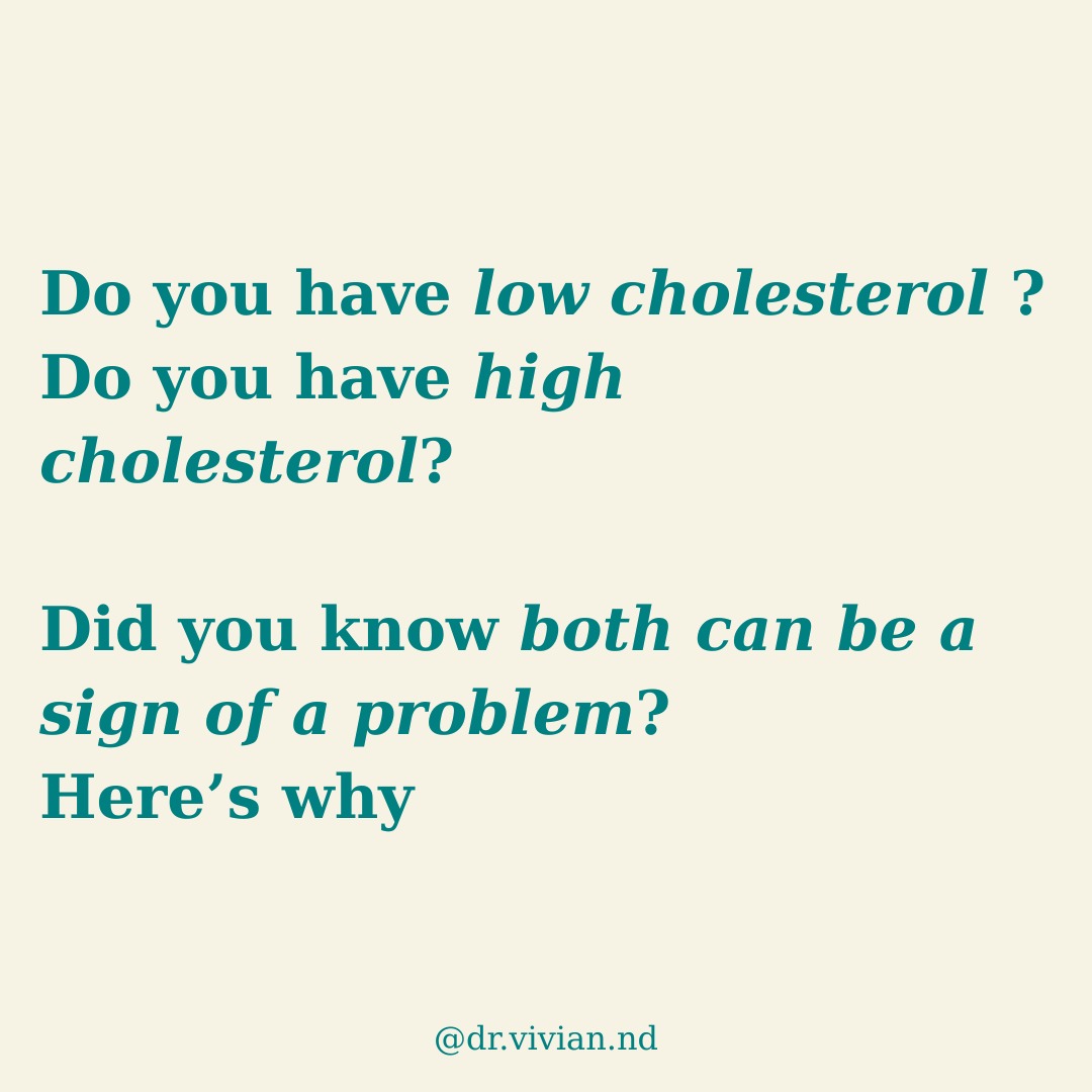 Cholesterol isn’t just a “heart health” marker — it’s a window into your energy, inflammation, and hormone balance.
🧠 Low? Think hormone or adrenal issues. (some may be genetic)
🔥 High? Look for inflammation or sluggish fat metabolism. (some may be genetic)
💪 It’s not about good or bad — it’s about context within your energy, hormone levels, and overall health.
👉 Save this for your next lab review and to discuss with your provider.
#hearthealth #happyhormones #chcolesterol #metabolism #metabolichealth #holistichealth #naturopathicmedicine