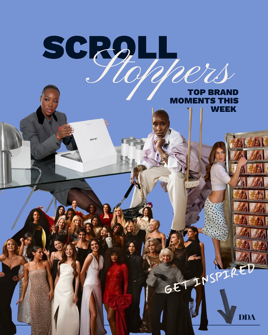 ✨ The latest edition of Scroll Stoppers is here!
We’re shaking things up, moving from monthly to weekly editions to stay even more reactive to the ever-changing brand landscape.
This week, we’re spotlighting:
💫 Our ever-lasting love for aesthetic static content
🌟 The unstoppable @melissaswardrobe and her incredible new brand
💄 And our continued obsession with the icons who lit up L’Oréal’s Paris Fashion Week show (we love you, Viola Davis and Gillian Anderson) and all our other favourite brand moments this past week!
Enjoy!