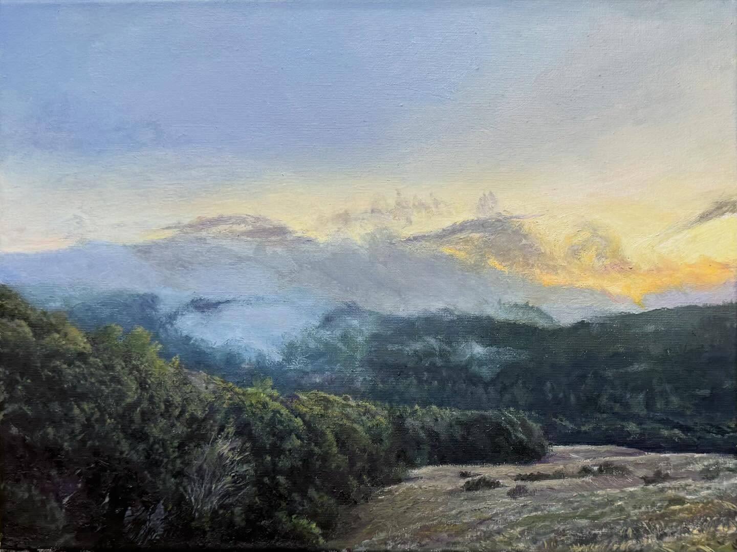 Peaceful Hour, oil on canvas