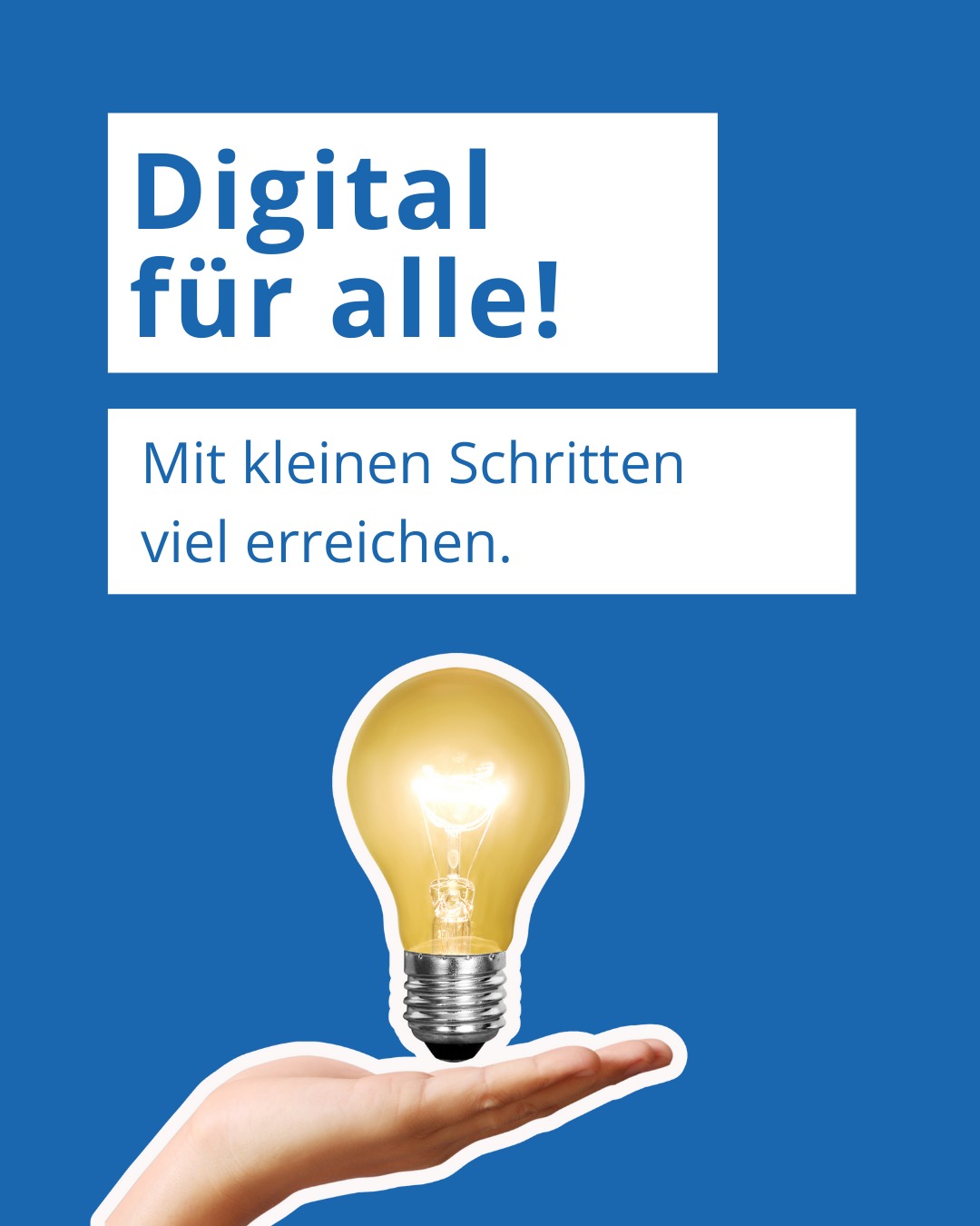 Digital für alle.
Mit kleinen Schritten erreichen wir viel.
Kurze Sätze sind leichter zu verstehen.
Abkürzungen können verwirren.
Einfache Wörter helfen vielen Menschen.
Respektvolle Sprache zeigt, dass alle dazugehören.
So können alle mitmachen, auch digital. 💻✨
Unser Projekt „Inklusion im Engagement Landkreis Miesbach“ setzt sich dafür ein, dass Menschen mit Beeinträchtigungen im Ehrenamt mitwirken können.
Ziel ist es, Barrieren abzubauen und Begegnung zu fördern, damit Teilhabe für alle möglich wird.
Das Projekt ist Teil der bayernweiten Reihe „Inklusion im Engagement“ der lagfa bayern
und wird gefördert vom Bayerischen Staatsministerium für Familie, Arbeit und Soziales.
Kennst du noch einfache Tipps, damit alle digital mitmachen können? 💬
@lagfabayern
#digitaleTeilhabe #Inklusion #Barrierefrei #Ehrenamt #NEAvernetzt