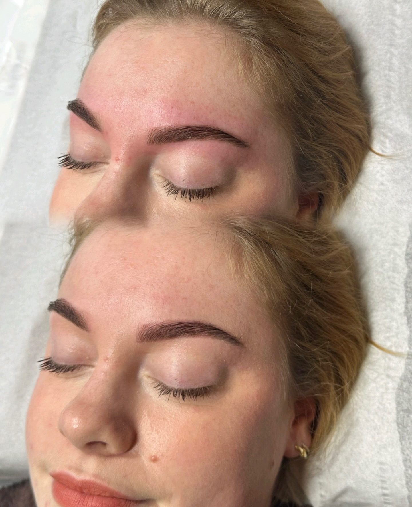 Spot the difference… hint no concealer, no photoshop or filters.
A product that never fails to blow me away is @saintandserenity Skin blur 💚
A water based green tinted skin finishing product that eliminates post waxing redness, whilst soothing the skin - Heaven!
#shapetintandwax #browsnorthampton #beautynorthampton #cleanbeauty #eyebrowspecialist #eyebrowspecialistnorthampton