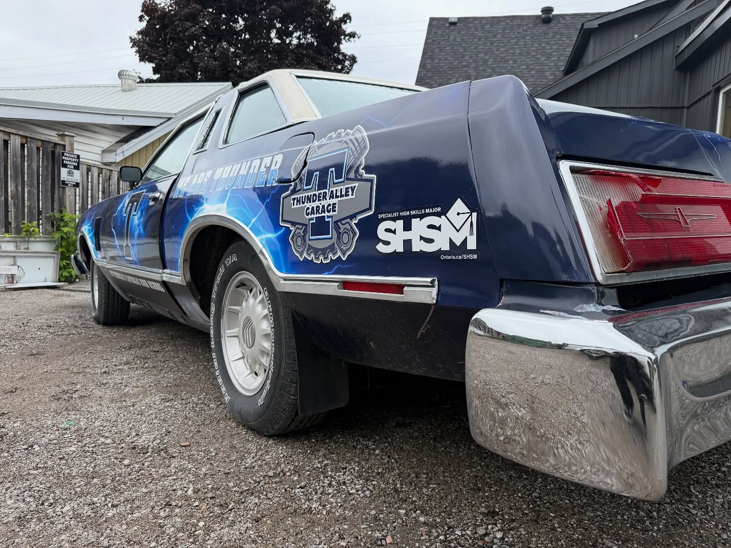 This custom wrap for the @sth_thunder_alley_garage puts student talent on full display. 🌟 Learning never looked so good! 🐺⚡️
#CarWrap #CustomGraphics #graphicdesign #VinylWrap #shoplocalcanada #midlandontario