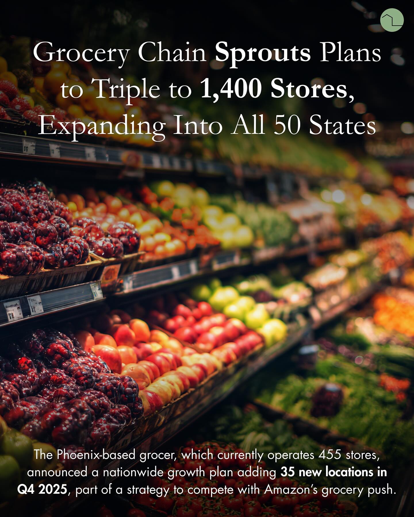 Sprouts is accelerating its growth strategy with a nationwide expansion, new distribution hubs, and a stronger push into high-demand markets. With fresh produce driving one-fifth of its total sales, the grocer is positioning itself for scale and stability, even as competition from Amazon’s grocery division intensifies.
To access full articles and join our readership, subscribe to our free, bi-weekly, and digital newsletter through the link in our bio (www.restructurednews.com) and follow us on Linkedin (restructured news) and TikTok (@restructurednews).
Photo Credit: Unsplash