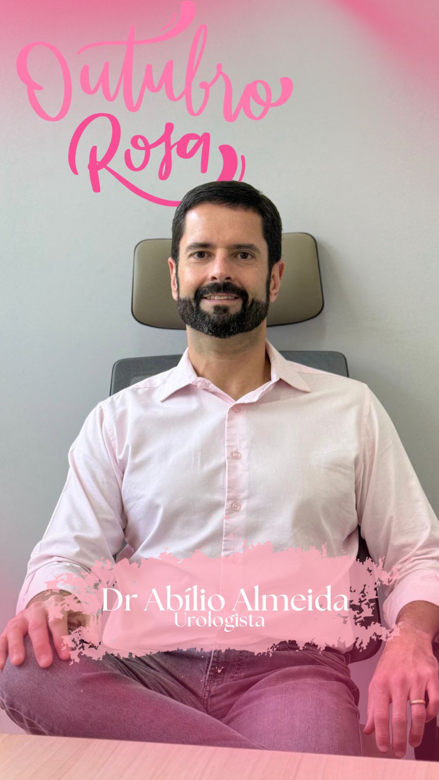 Outubro Rosa: mês de lembrar que cuidar da saúde também é um ato de amor! #OutubroRosa #SaúdeDaMulher