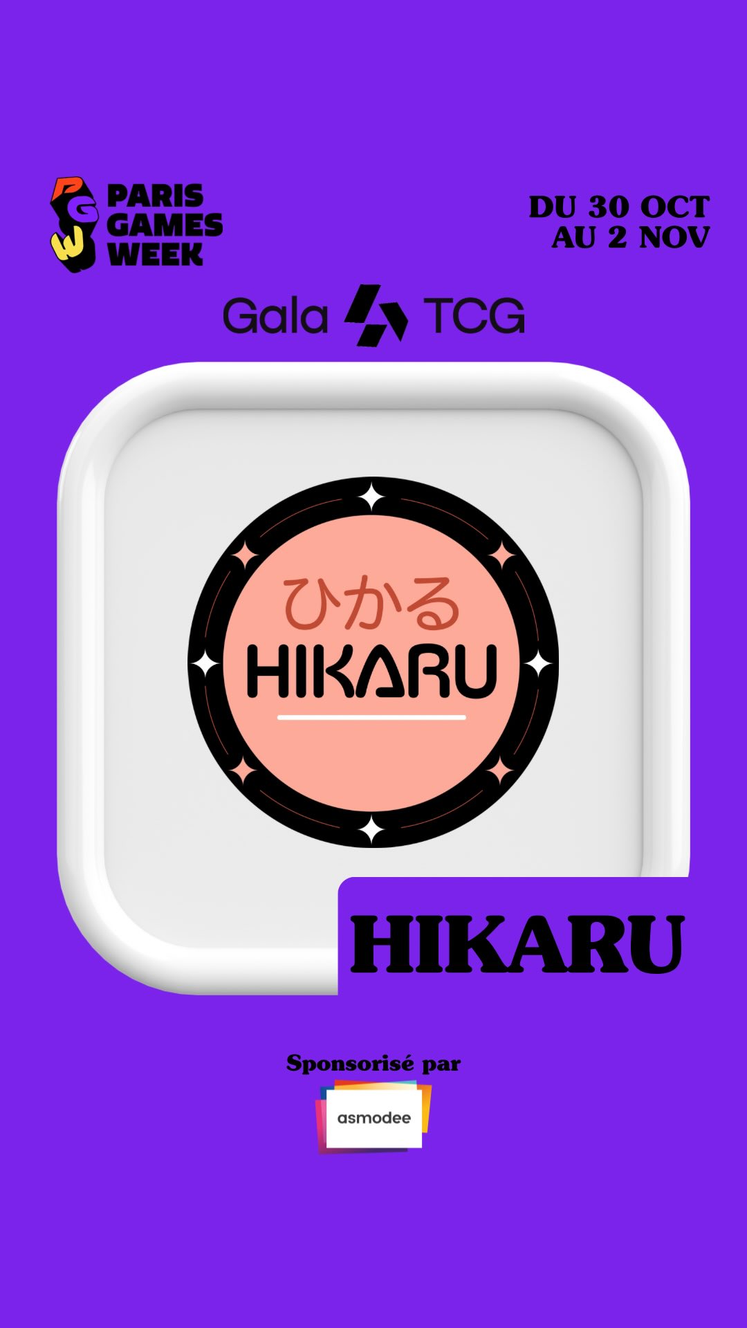 Spécialisés dans la collection de cartes à collectionner Pokémon, les équipes d’ @hikaru_distribution composées de @ultimatecollectors75 et de @import_pokepoke seront présents au Gala TCG lors de la @parisgamesweek !
Collectionneurs, amateurs ou simples curieux, rendez-vous sur leur stand pour découvrir les pépites qu’ils vous auront réservé 🤩
Rendez-vous du 30 octobre au 2 novembre à Paris Expo, Porte de Versailles !
🎟 Billetterie en ligne sur www.parisgamesweek.com
#GalaTCG #PGW #Hikaru #PokemonTCG #TCGCollectors