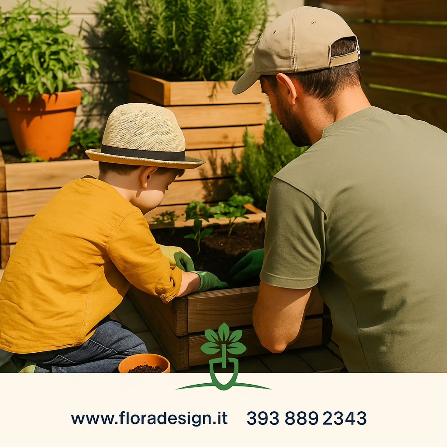 🥕 Coltivare insieme: l’orto in famiglia
Trasforma un angolo del balcone o giardino in uno spazio verde da condividere con i figli.
Potete:
👶 Piantare semi, erbe aromatiche o verdure facili
🌱 Vedere insieme la crescita giorno dopo giorno
🎨 Lasciare che i bimbi decorino i vasetti
📚 Insegnare il valore del prendersi cura delle piante
Con FloraDesign possiamo progettare un orto adatto ai più piccoli e creare insieme uno spazio educativo e utile.
📞 393 8892343
🌐 www.floradesign.it
#FloraDesign #GiardinaggioRoma #OrtoInFamiglia #AttivitàBambini #OrtoDomestico #RomaNord #SpaziVerdi #CrescereConIlVerde#OrtoInFamiglia
#AttivitàConBambini
#GenitoriEFigli
#IdeePerFamiglie
#EducazioneVerde
#CrescereNelVerde
#OrtoDomestico
#GiardinaggioConBambini
#FamigliaGreen
#VitaAllAriaAperta
#BimbiFelici
#TempoInFamiglia
#WeekendInFamiglia
#PianteAromatiche
#BalconeVerde
#OrtoInCittà