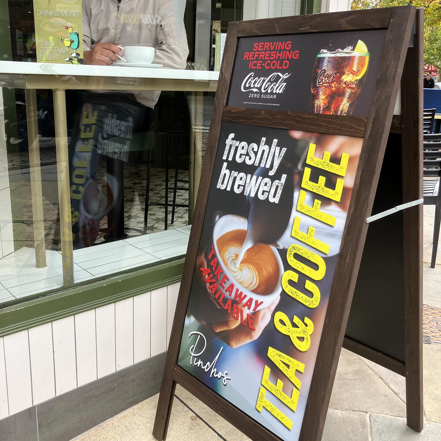 Not just cocktails #freshcoffeeisgood #designforprint #posterdesign #doncasterisgreat