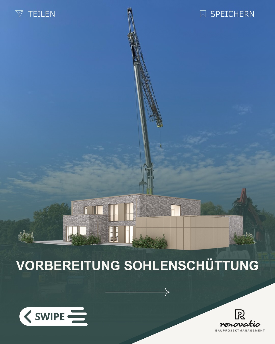Vorbereitung für die Sohlenschüttung
Alle vorbereitenden Arbeiten sind als Vorbereitung für die Sohlenschüttung abgeschlossen: Rohrleitungen, Entwässerungsleitungen und Mehrspartenhauseinführungen sind verlegt und geprüft.
Kleine Unebenheiten werden ausgeglichen, so wird eine stabile und saubere Basis für die Bodenplatte garantiert.
Die Sohlenschüttung ist für diese Woche geplant.
#neubau #einfamilienhaus #estrich #handwerk #architektur #bauleitung #bauueberwachung #qualitaetambau #rohbau
