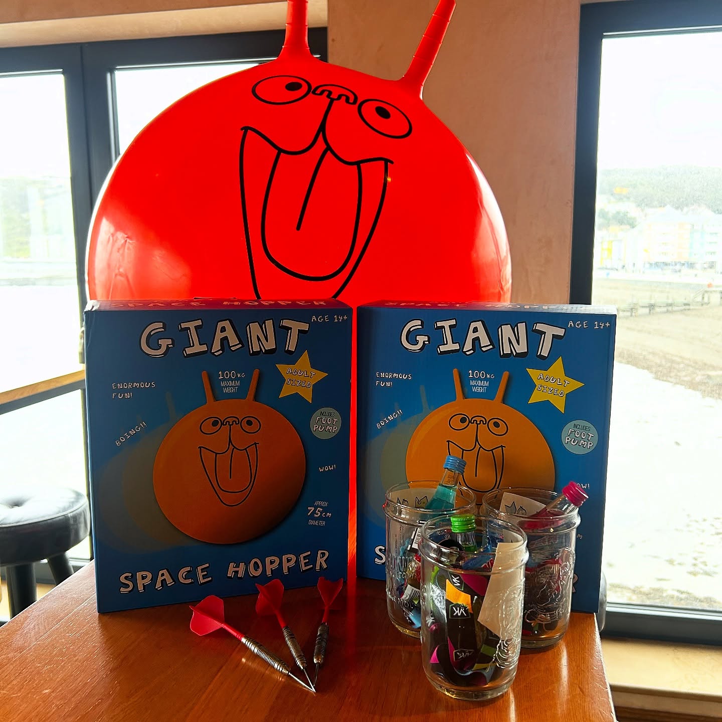 Winners of tonight’s free-to-play smartphone pub quiz will bounce home in style on giant space hoppers. ☄️
There’s also 60 minutes of AR darts and pier punch goody glasses up for grabs. 🎯
Happy hours from 8pm, quiz from 9pm – Inn On. 🤪
Psssst. pier punch is only £3.50 from 8pm. 🤫
#royalpier #royalpieraberystwyth #aberystwyth #aberystwythroyalpier #westwales #ceredigion #loveaber #faberystwyth #pierpressure #pierpressurenightclub #pressure #club #nightclub #aberuni #aberystwythuniversity #aberystwythuni #fun #vk #friends #innon #innonthepier #smartphone #pubquiz #quiz #speedquizzing