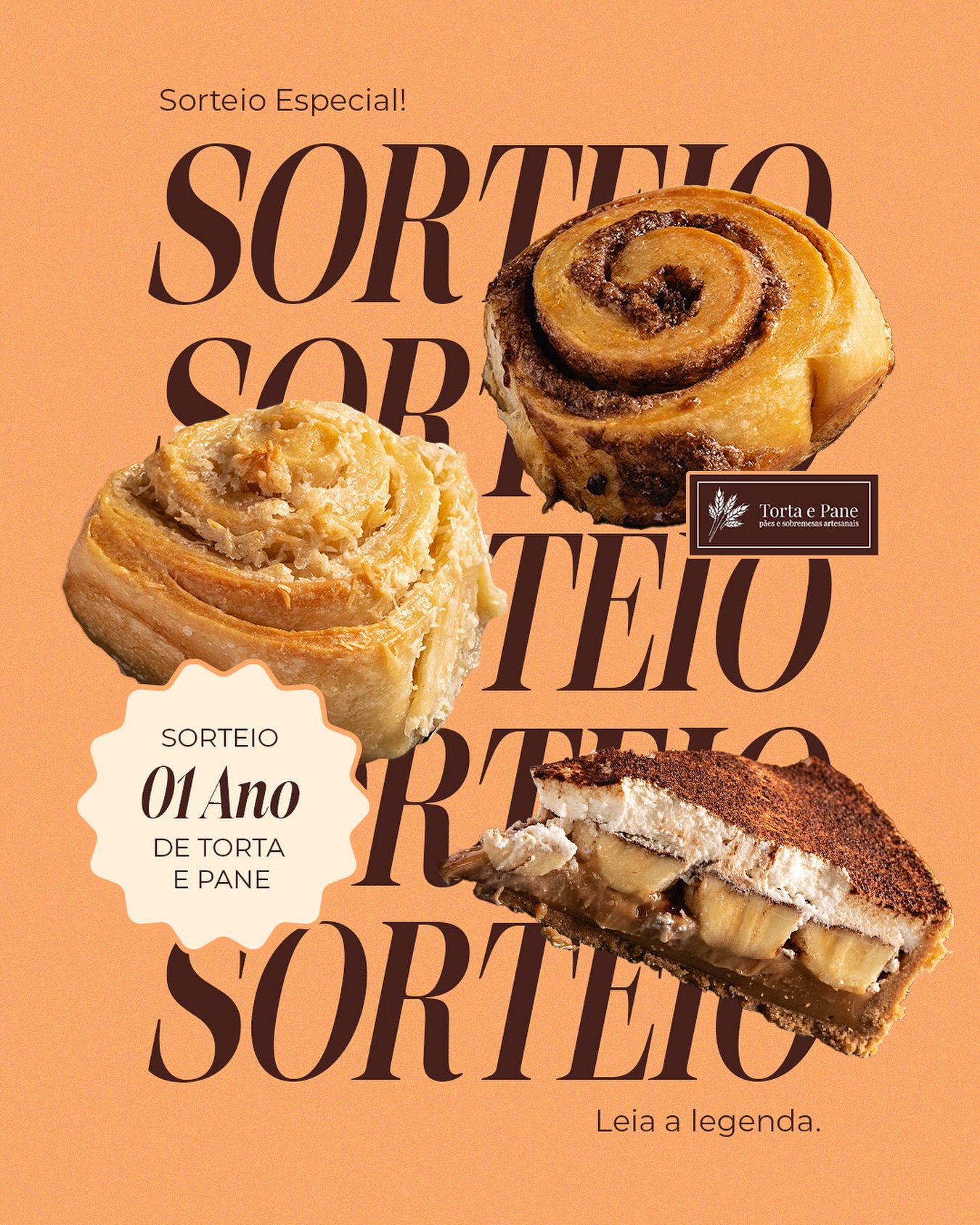 ➡️ Hoje é dia de festa por aqui: a Torta e Pane completa 1 ano! Um ano de pães quentinhos, sobremesas artesanais e momentos compartilhados com vocês, nossos clientes maravilhosos. 🎁🎈
➡️ E para comemorar, preparamos um sorteio especial: uma cesta recheada de delícias Torta e Pane para melhorar ainda mais essa data! 😍🥳🤩
🤎 Pain au chocolat (4 unidades), Croissant natural (4 unidades), Croissant recheado mussarela e peito de peru (4 unidades), Pão de queijo (6 unidades), Cinnamon roll (4 unidades), Muffins de cenoura com gotas de chocolate (4 unidades), Muffins de cacau com gotas de chocolate (4 unidades), Muffins de banana (4 unidades) e Pão tradicional fermentação natural.
➡️ Para participar:
1️⃣ Curta este post;
2️⃣ Siga-nos @tortaepane;
3️⃣ Marque 2 amigos nos comentários (quanto mais marcar, mais chances de ganhar!)
➡️ O sorteio será realizado no dia 22 de Outubro! Muito obrigado por caminharem com a gente nesse primeiro ano! Que venham muitos outros, sempre com sabor, afeto e pães saindo do forno. 🥐🍩
Torta e Pane | Pães e Sobremesas Artesanais
📍 Campinas e Região (consulte)
📲 WhatsApp: (19) 97131-4077
#1AnoTortaPane #Aniversario #Sorteio #FeitoComCarinho #PaesESobremesasArtesanais