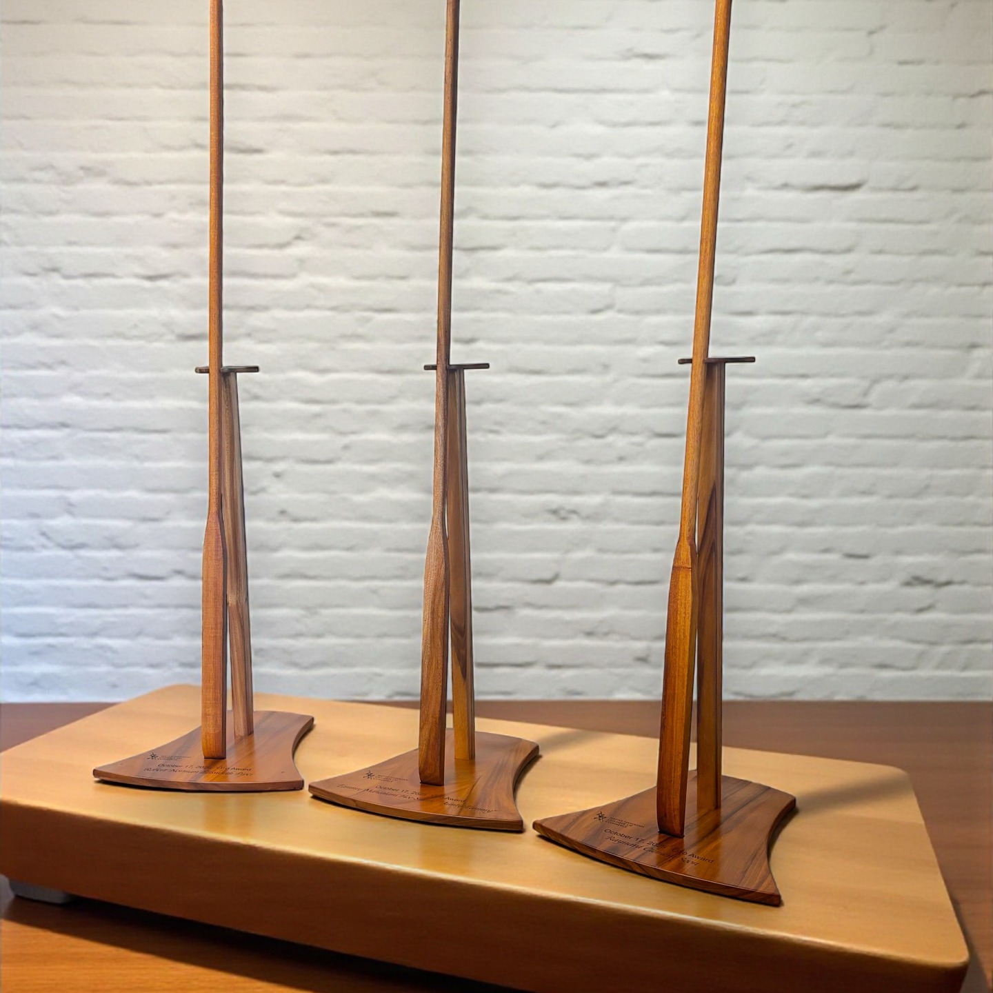 An honor to craft three custom koa wood ʻŌʻō award displays for the 2025 ʻŌʻō Awards, presented by the Native Hawaiian Chamber of Commerce. 🌺
Each ʻŌʻō—set on a solid monkeypod base—recognizes distinguished Native Hawaiians who continue to uplift and inspire our community.
Congratulations to this year’s honorees: Robert N.E. Piper, Tammy Māhealani Hoe-Smith, and Raynard C. Soon.
Mahalo for allowing us to play a small part in celebrating their legacy. 🤙
#OʻoAwards #KoaWood #Monkeypod #MadeInHawaii #NativeHawaiianChamberOfCommerce #WoodworkDesignsHawaii #CraftedWithAloha #CulturalExcellence