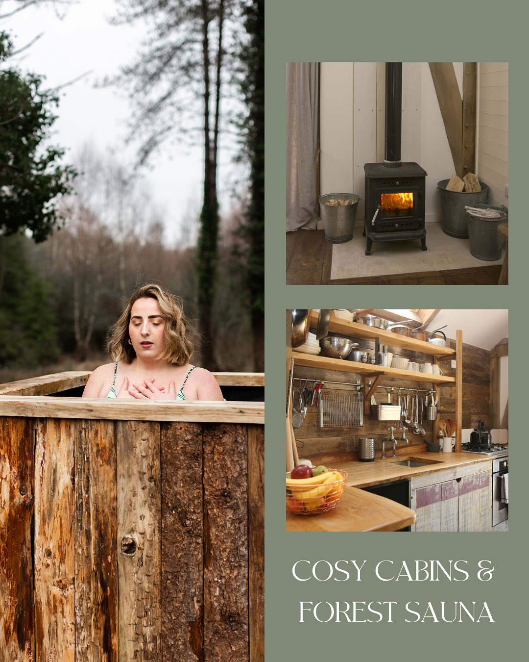Cosy cabins and private sauna - the perfect forest pairing🌲✨
Tucked away at @happyriverretreat , our Sky Cabin and Sika Lodge invite you to slow down and soak up the beauty of stillness 💫
Wake to birdsong drifting through the trees, step outside to your private hot tub beneath the open sky, and feel your senses awakening 🌲
Then wander down the woodland path to your private @theforestsauna , where the fire crackles, the steam rises, and time seems to soften.
A weekend woven with warmth, comfort, and connection — perfect for couples, friends, or families who long to unwind, breathe, and simply be 💖
🔥 DM us to book your cabin + sauna getaway. We can’t wait to welcome you in the heart of Wareham Forest in Dorset.
The Forest Sauna & Happy River Team 🫶
#wareham #dorset #saunauk #weekendgetaways #dorsetholiday #warehamforest #coldplunge #forestsauna #familytime