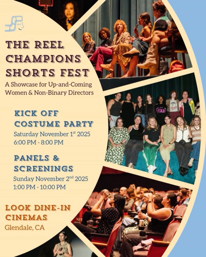 We are pleased to present…
The Reel Champions Shorts Fest 2025 Official Selections🍾🍿🎬🎥🍿
Thank you to everyone in our community who submitted - this was our most competitive year yet and we loved seeing all of your films!
Swipe through to see our film lineup as well as the info for our Kick-Off Costume Party! Partiful RSVP in our bio🎟️🎬🎃
Make sure to RSVP so you’re alerted when our tickets drop 👀
Tag in the comments who you’ll be bringing to this year’s festival🤗