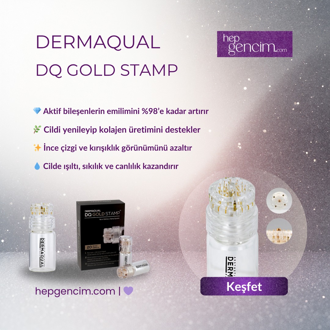 💭 “Cilt bakım ürünlerim neden yeterince etki etmiyor?” diye düşündün mü?
Cevap: Emilim!
DQ Gold Stamp, aktif bileşenlerin emilimini %98’e kadar artırarak bakım ürünlerinin etkisini katlar.
💎 Kolajen üretimini destekler, cildi yeniler ve ışıltını geri getirir.
✨ Her dokunuşta daha güçlü bir cilt için #dqgoldstamp !
#hepgencim #ciltbakımı #kolajen