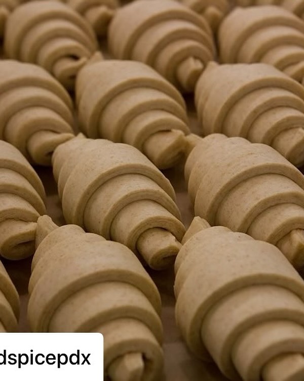 Posted @withregram • @bakerandspicepdx Before the golden glow ✨
Every croissant tells a story of patience, precision, and passion.
This is where the magic begins. 🧡