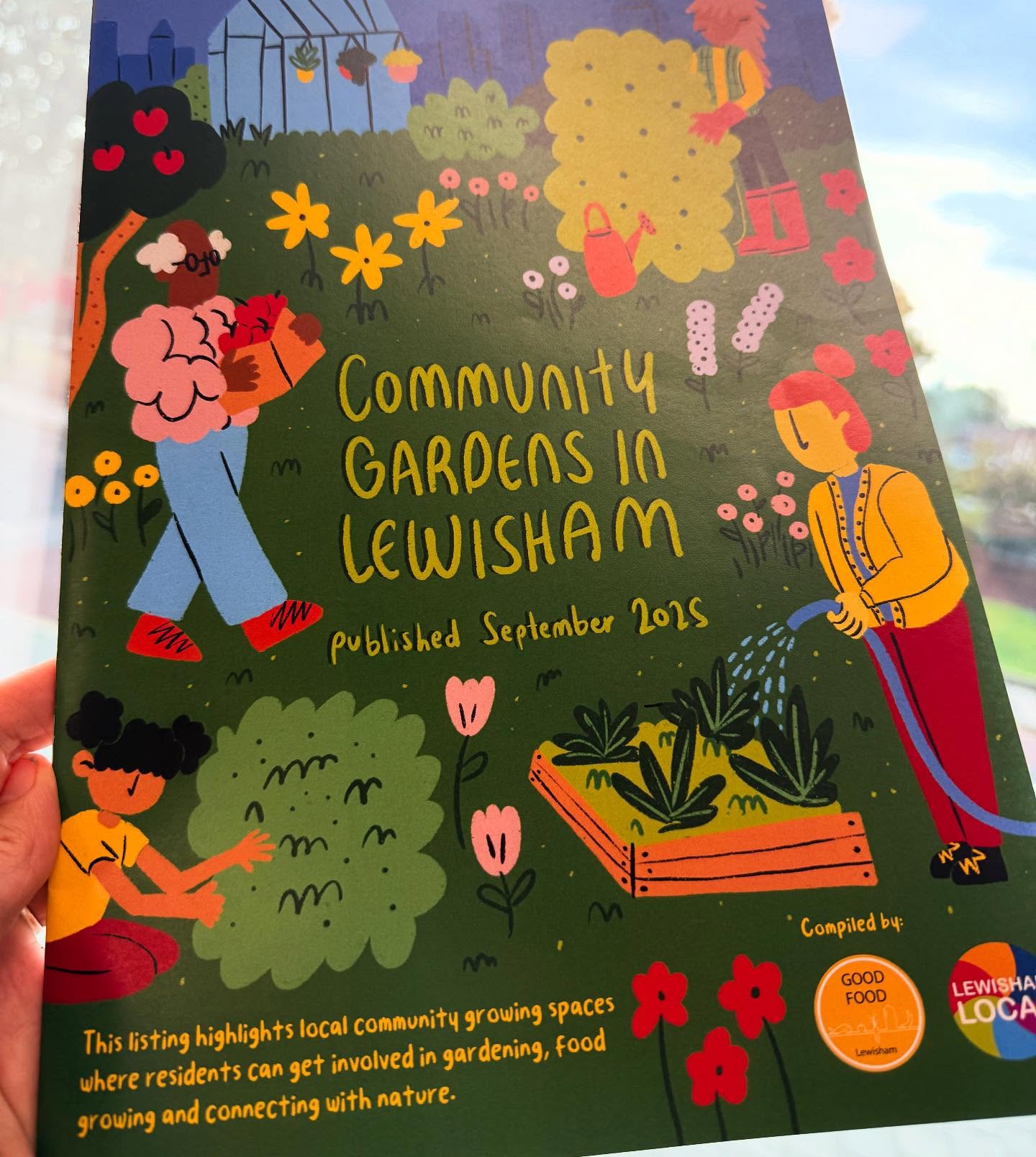 Hot of the press!! the new Lewisham Community garden booklet. Listing Lewisham gardens with regular volunteering opportunities and opening times. Please DM us if you would like a copy