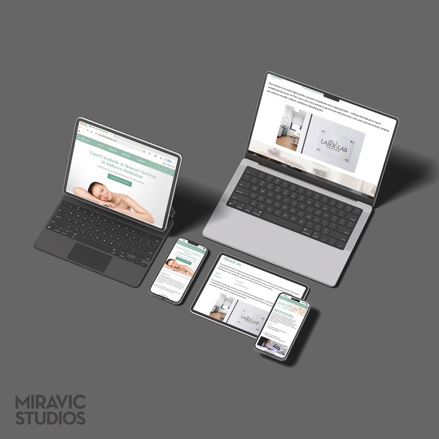 ✨ Diseño Web Profesional ✨
Tuvimos el placer de diseñar el nuevo sitio web para @thelaserlabny , un exclusivo estudio de estética y cuidado de la piel ubicado en Midtown Manhattan 🗽.
Desde depilación láser hasta faciales avanzados, creamos una página que refleja la calidad, elegancia y profesionalismo de sus servicios — moderna, limpia y totalmente optimizada para computadoras y dispositivos móviles.
📲 Diseño 100% responsive
🎨 Identidad visual alineada a su marca
⚡ Rápida, moderna y fácil de navegar
En Miravic Studios transformamos tu presencia digital para que esté al nivel de lo que ofreces.
🧠 ¿Tu negocio necesita una renovación online?
📩 Escríbenos — elevamos tu marca al siguiente nivel.
#DiseñoWeb #TheLaserLab #MiravicStudios #CuidadoDeLaPiel #Estética #NuevaYork #DiseñoResponsivo #MarketingDigital #DesarrolloWeb #estudiodebelleza