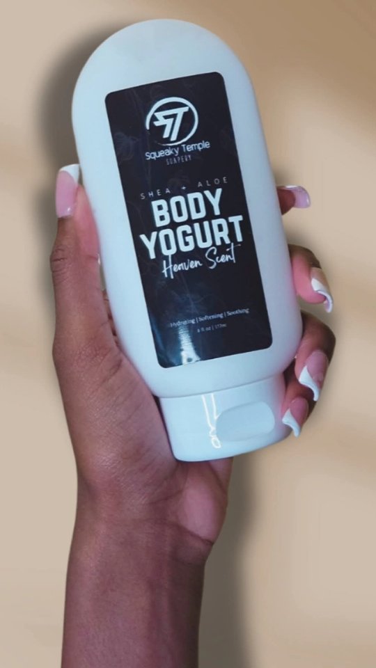 No? You will see why we call it Body Yogurt when you do!
#SqueakyTempleSoapery #LightWeightMoisture #BodyYogurt #WhippedSkinCare #CleanseYourTemple