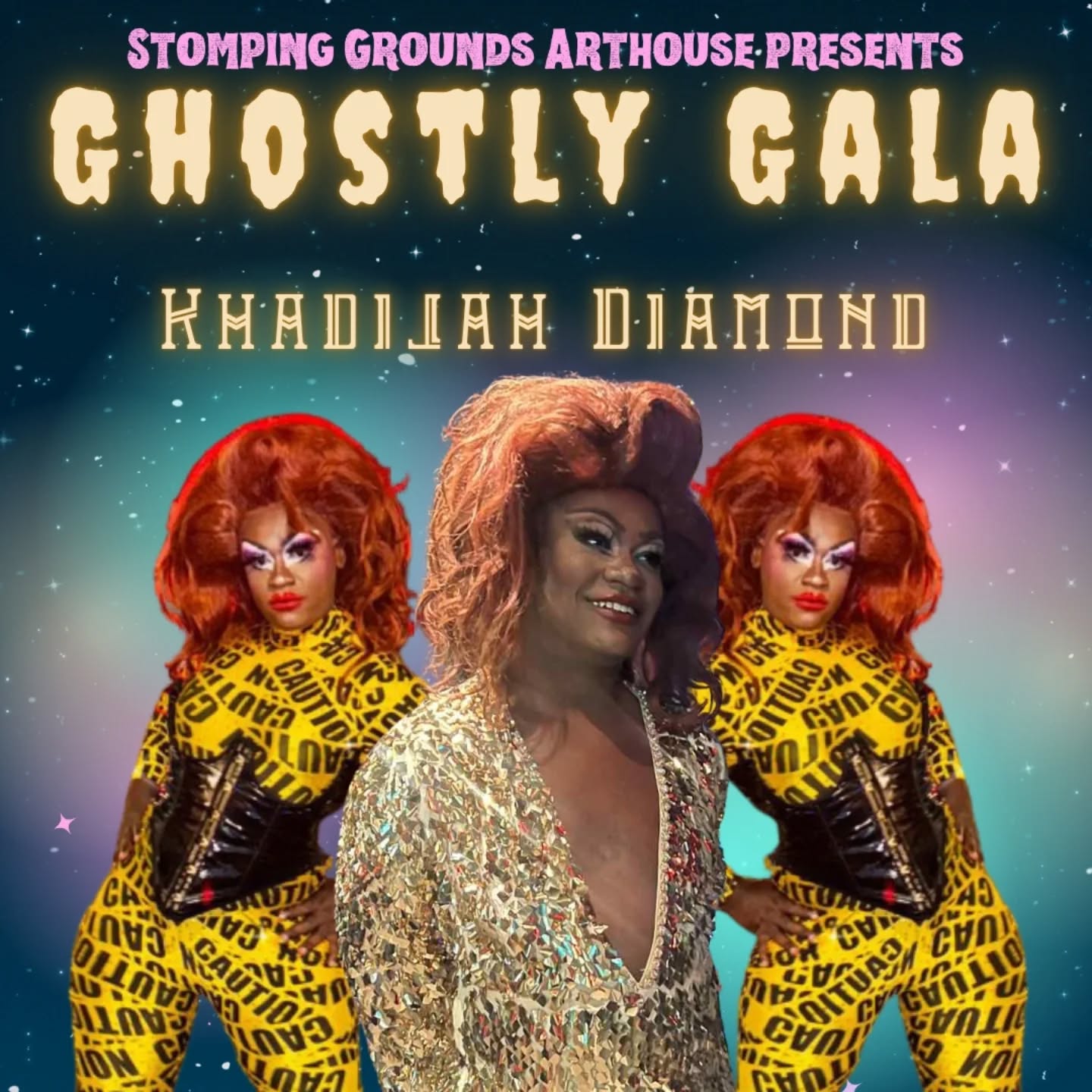 Our last, though certainly not least, Ghostly Gala cast member to introduce you to is none other than @thee_kdiamond 🌟 Swipe to read her lore and join us Saturday October 25th to discover how her performance in the games hosted by @nikki_nihao adds to her history! 7pm at @luckylabradorbrewing Beer Hall - be there!