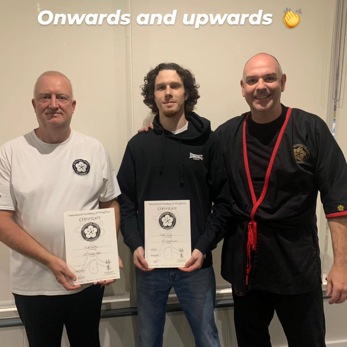 Well done to Mike and Raad for achieving thier next student level 👏