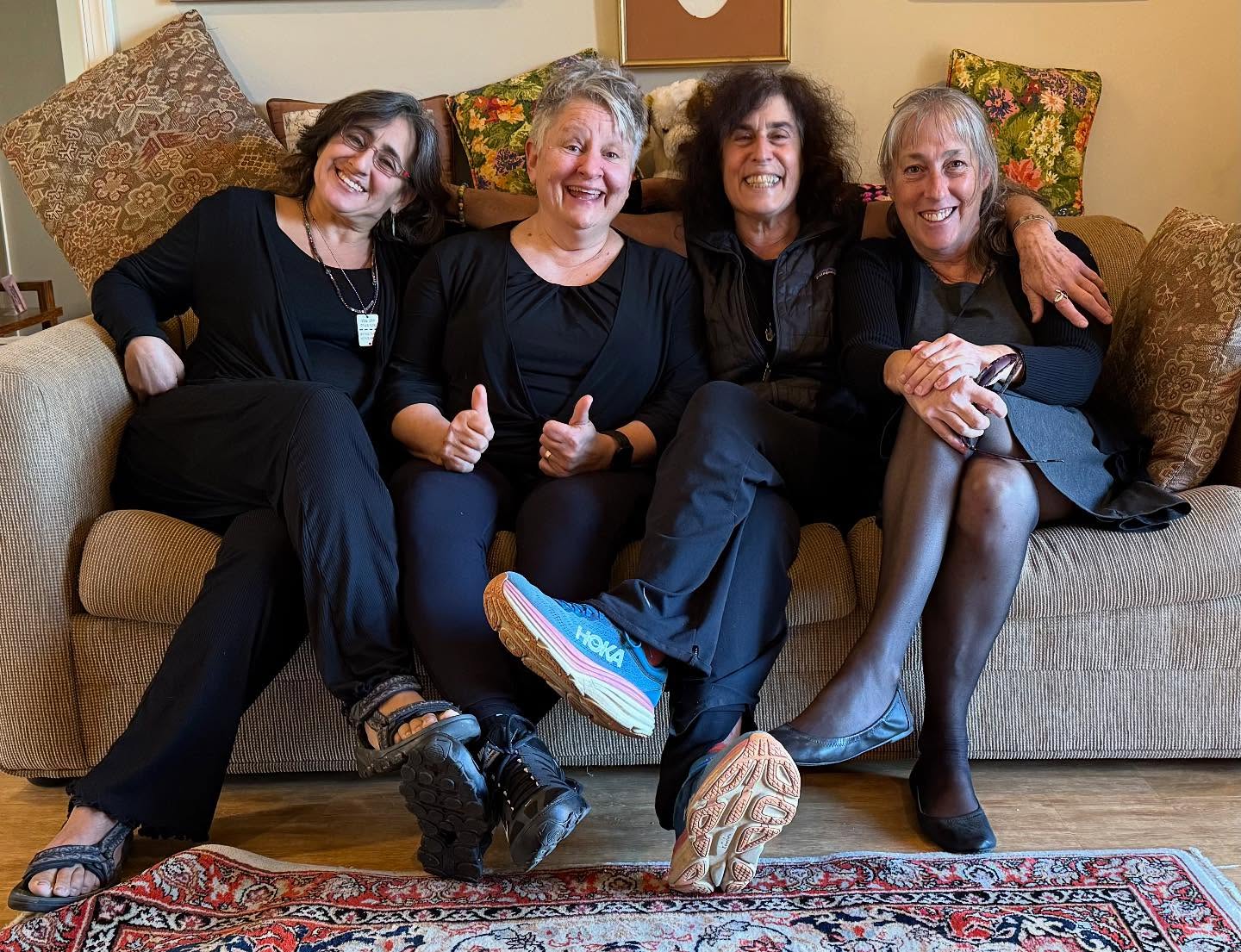 My “Womb Team”! Thank you for being there for me & mom…🫶 #momandme #101 #family #loveyouall