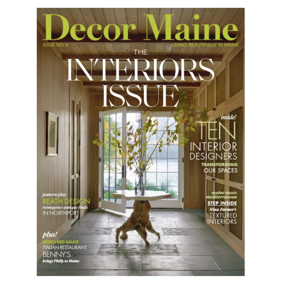 Thank you for the mention Decor Maine! Issue No. 6 pick up your copy! INTERIORS ISSUE
@artemisgalleryme 
@decormaine 
#veeverscarter #digbyveeverscartersculpture #somersetsculptureandfoundry #artemisgalleryme #decormaine #greenman