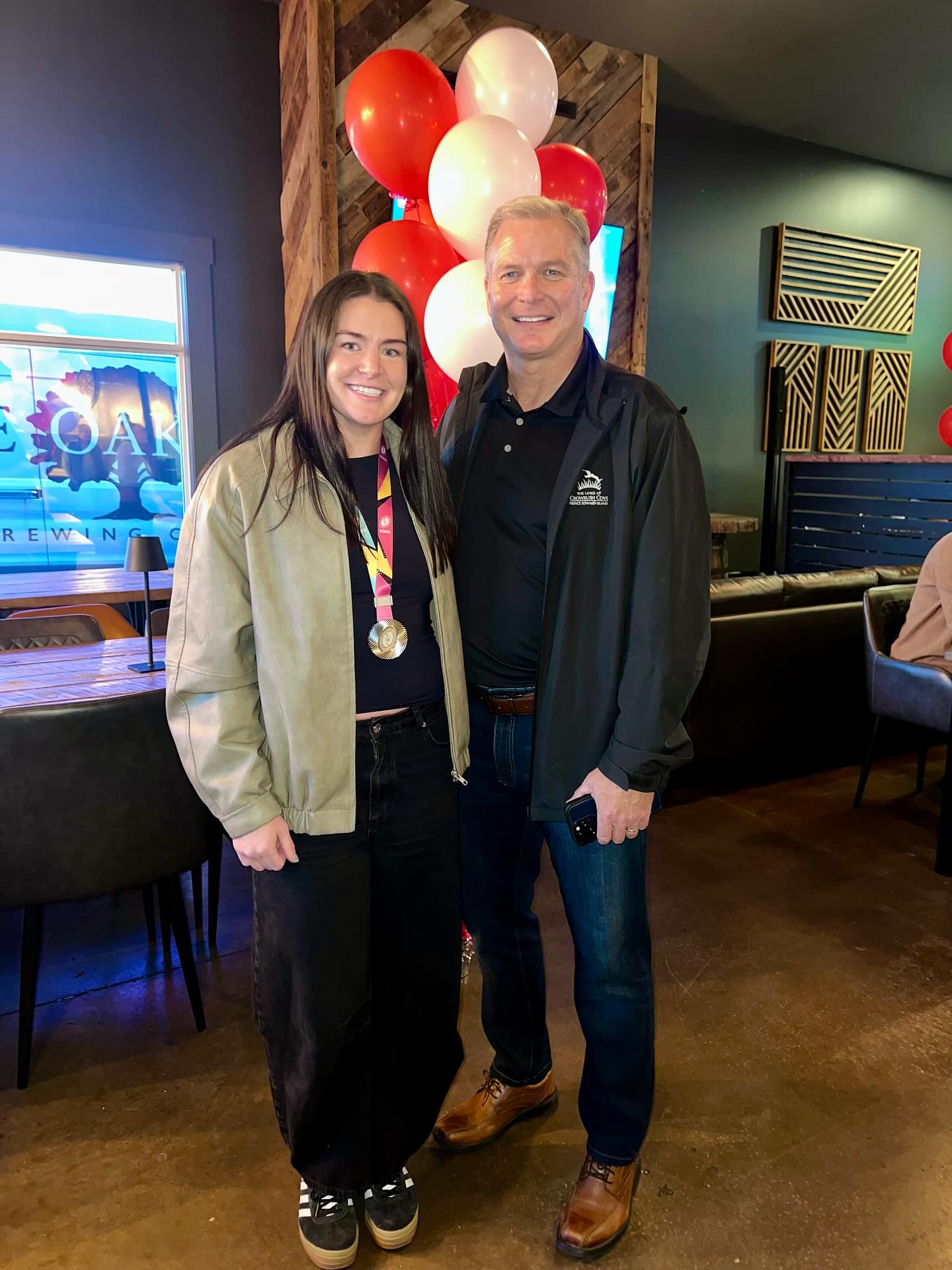 A pleasure to represent the Province at the reception celebrating Alysha Corrigan and Team Canada’s silver medal performance at the World Cup of Rugby. Alysha also hosted a clinic for young kids today at UPEI to introduce them to the sport of rugby. PEI is so proud of her Olympic and World Cup performances.