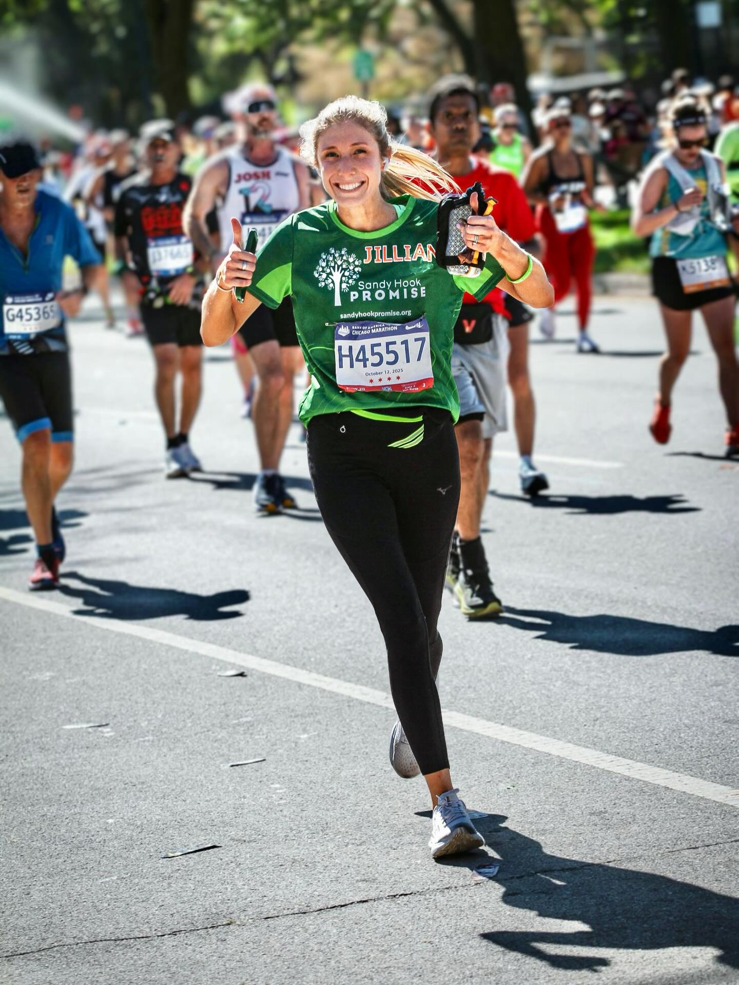 Shout out to our amazing speech teacher Mrs. Timmerman who ran the Chicago marathon to raise money for the @sandyhookpromise! Great job! 🏃♀️ 👟