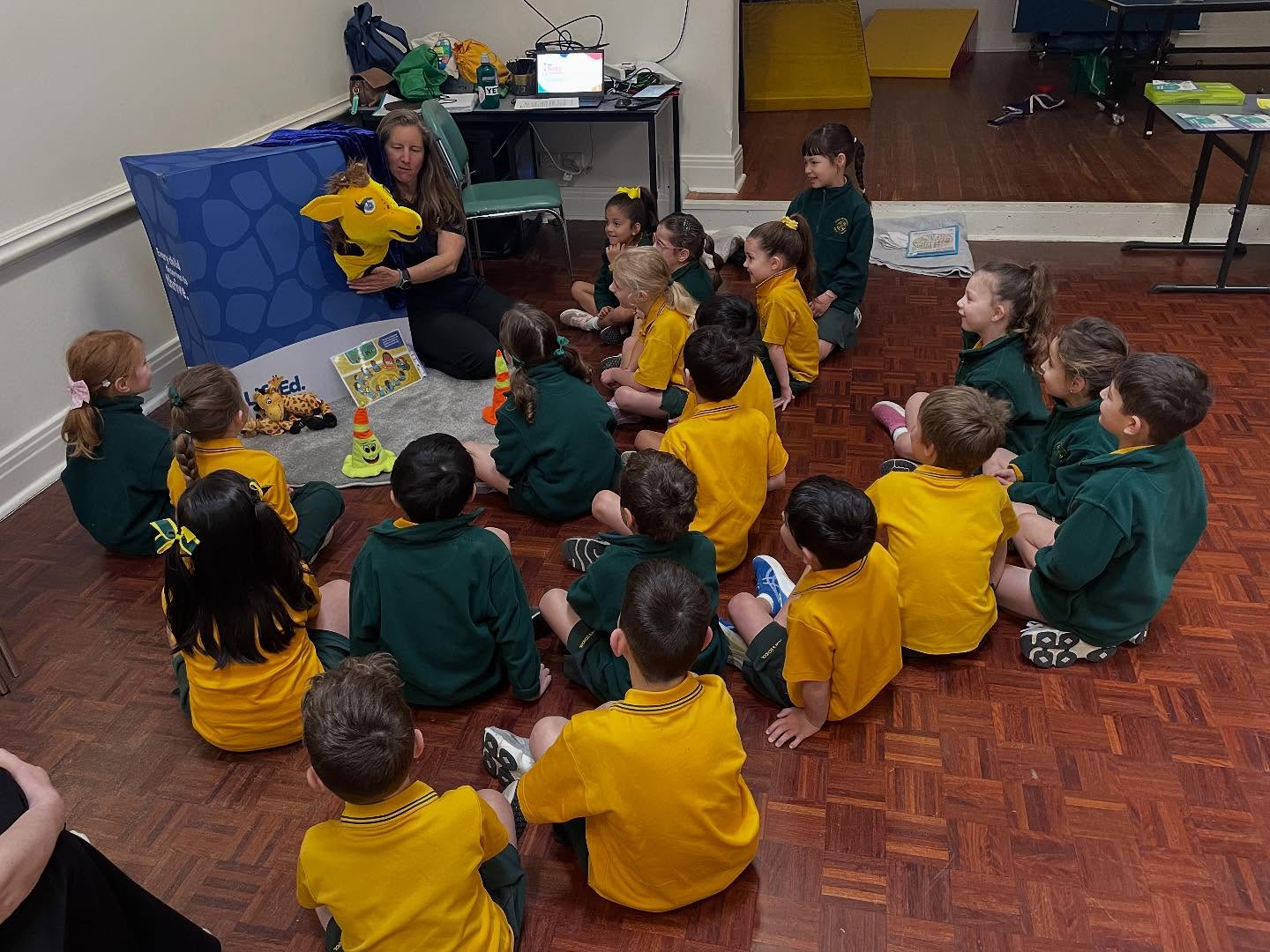 Our preppies loved learning how to be healthy with Harold!