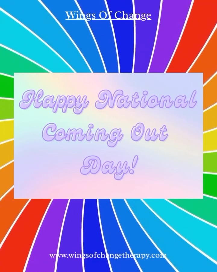 🌈 National Coming Out Day 🌈
Every October 11th, we honor the courage it takes to live openly and authentically. Coming out isn’t just a one-time event—it’s a journey of self-discovery, vulnerability, and strength. 💜
💬 Did you know?
According to The Trevor Project’s 2024 National Survey, 71% of LGBTQIA+ youth said that being accepted by at least one adult made them feel safer and more hopeful about their future. Support matters—it truly saves lives.
Research also shows that LGBTQIA+ individuals who have affirming support from family, friends, or therapists are up to 50% less likely to experience symptoms of depression or attempt suicide compared to those without that support. When we meet others with love and acceptance, we create safety, healing, and hope—and sometimes, that can be life-changing. 🌈
💙 Trans Visibility Matters
We especially hold space for our transgender and gender-diverse community members today and every day. Your identity is valid. Your voice is powerful. Your truth deserves to be seen and celebrated. 🩵
If you’re navigating questions about identity, relationships, or belonging, our compassionate team at Wings of Change Therapy is here to provide a safe, affirming space.
📞 (760) 587-3075 | 🌐 www.wingsofchangetherapy.com
#NationalComingOutDay #TransVisibility #LGBTQIA #YouAreNotAlone #MentalHealthAwareness #WingsOfChangeTherapy #AuthenticLiving #supportsaveslives
