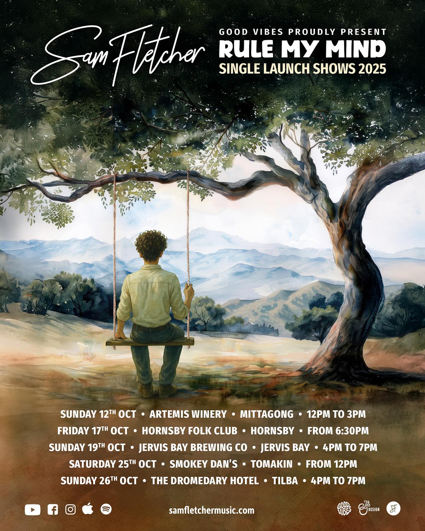 Sunday 26 Oct, from 4–7pm, we welcome Sam Fletcher to The Drom.
Known for his timeless folk and country melodies and his authentic storytelling, Sam’s solo set is rich smooth vocals and skilful guitar work. 🎸