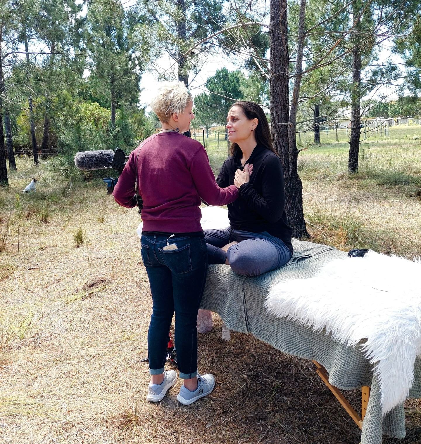 This was the moment right after we filmed the most powerful scene of our film.
Tears had been rolling down my cheeks since before the session with Candice began 😭
And in this moment, everything felt different — something had shifted, a heaviness had lifted.
I looked into Dana’s eyes and felt my own heart. I felt her reconnection with self. I felt her honoring of self.
All of it in the presence of horses, and humans who now feel like family. Candice’s husband, Matt, captured this photo as he and Candice held space for the holy exchange that had just unfolded.
This moment is forever etched in my heart, and my gratitude for them is beyond words.
There is something very special happening in Plettenberg Bay, South Africa — and it was our greatest honor to witness it, film it, and experience it for ourselves.
We love you more than words ❤️🔥@__candicewebster__ & @_matts_musings_
~Krisanna, Director
#RescuedHeartsFilm #HealingWithHorses #HorseHumanConnection #HorseWisdom #HeartHealing #BehindTheScenes #DocumentaryFilm #LiveWildFilms #PlettenbergBay #SouthAfrica #SacredConnection #HealingJourney #WildHearts