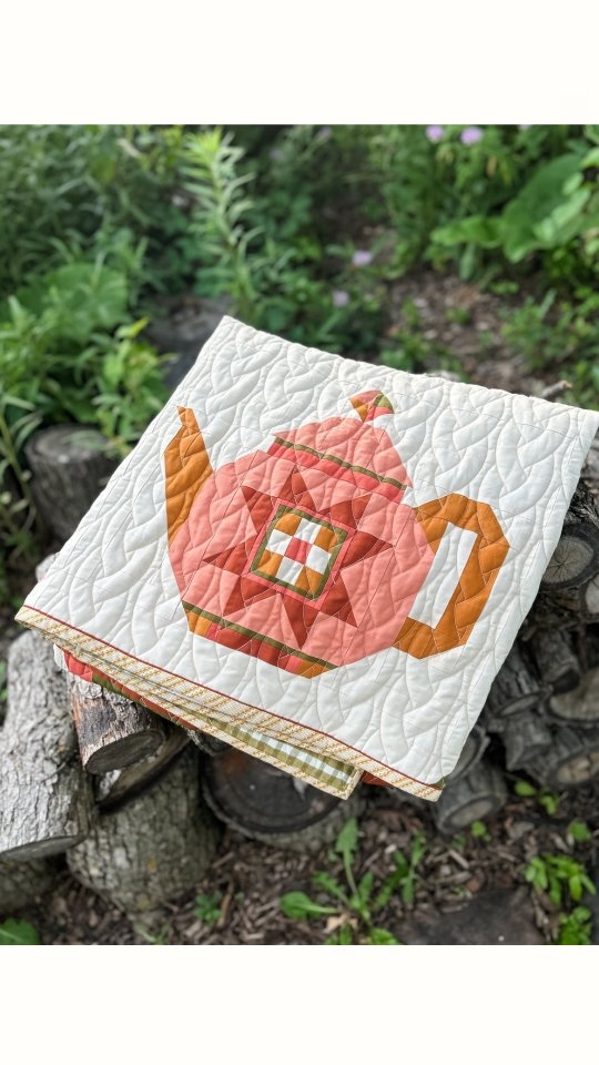 Put on the kettle, steep your favorite tea, and gather round with your closest friends to make this week's block for the Sweater Weather Sampler!
We're making Collective Kettle designed by Tamara @remivailstudio and it might just be the winner for the *coziest* block this year 🤍
If you know Tamara, you know that she weaves love, care, intention, thoughtfulness, and soul into everything she does, and this sweet teapot pattern is no exception. You'll find helpful tips, video tutorials, a wealth of resources, and her signature storytelling woven throughout her beautifully written pattern.
Who would you love to share a cup of tea (and make a quilty teapot) with? My vote would be to share those things with my fellow Nine Patch Quilt Collective designers ❤️
* * * * * * * * * * * * * * * *
Week 4 Block: Collective Kettle designed by @remivailstudio
🍂 It's not too late to join us! Sign up at the link in my bio and sew along with us! 🍂
Be sure to check out the other designers!
* Abby @abbymaed
* Dana @carnelianquilting
* Ann @craftymoose_quilts
* Kristina @creamcitystudio
* Emily @patchworkrevivalstudios
* Megan @quiltscoutsofamerica
* Tamara @remivailstudio
* Rachel @sewjoyfulstudio
#SweaterWeatherSampler2025 #ninepatchquiltcollective #fallquilt #autumnquilt #samplerquilt #sewalong #quiltalong #quiltsampler #freequiltblock #modernquilter #modernquilting #modernquilt #quiltingfun #quiltstagram #quilts #quiltyfriends #quiltsofinstagram #pnwmaker #pnwquilter #oregonmaker #oregonquilter #eugenemaker #eugenequilter #heckyessewco