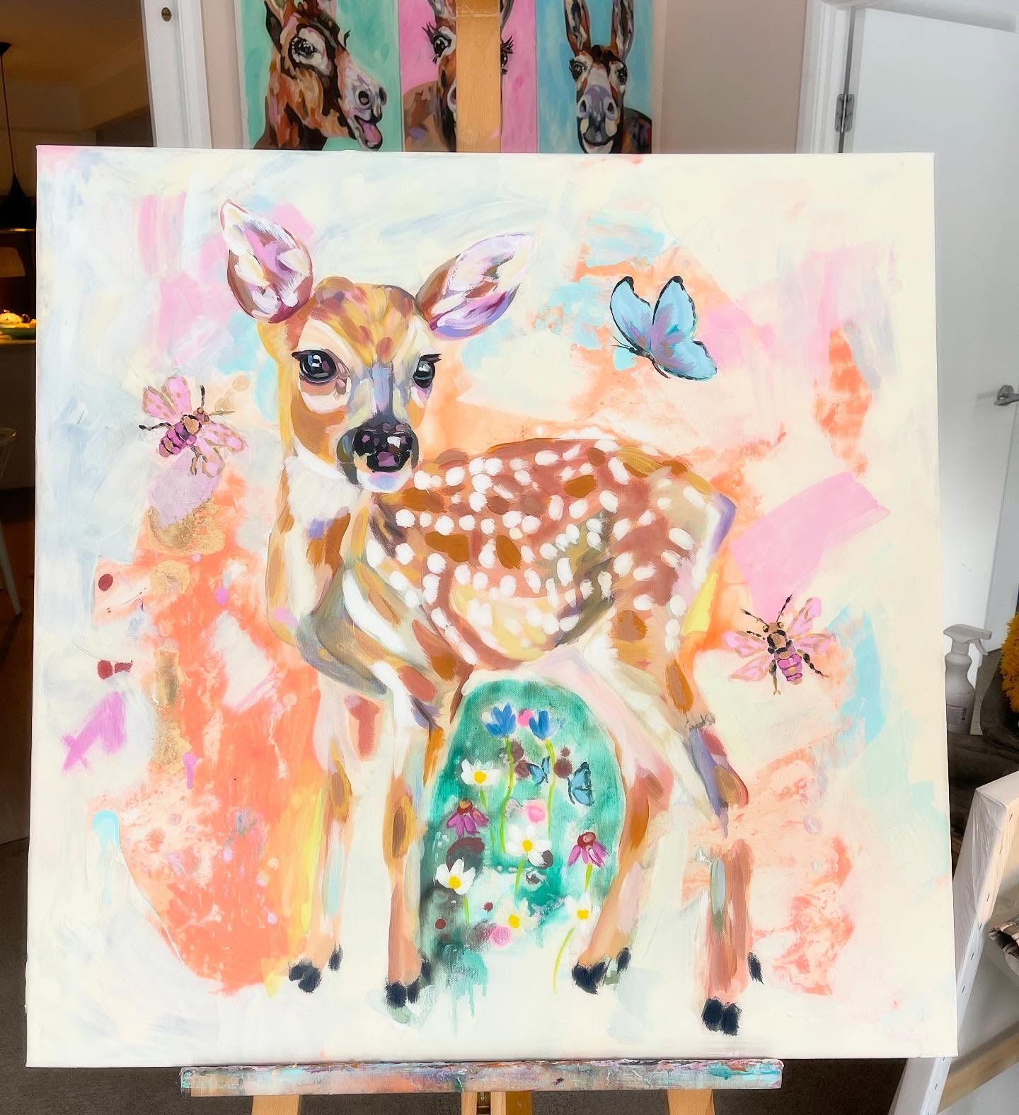 🌿 Meet Fern the Fawn 🌸
Soft-hearted and full of wonder, Fern tiptoed into my imagination one quiet afternoon — and she’s been dancing through my dreams ever since. 🦋
She’s part of my new Bodhi Bed Time pyjama collection — where each design is inspired by the soulful animal characters that have come to life on my canvas. What began as paintings soon became stories whispered by the heart… so I’ve written a children’s book to bring them all together — a magical world where art, words, and dreams meet. ✨
Soon you’ll be able to snuggle into organic cotton pyjamas featuring Fern and her friends — and drift into the same gentle world they live in 💛. Please do consider signing up to my mailing list at www.emilybodhi.com to be the first to hear as soon as my pyjamas are online! Coming very soon!!!
#BodhiBedTime #EmilyBodhiArt #FawnLove #GwenTheFawn #WhimsicalArt #DreamersWelcome #EthicalPajamas #AnimalLovers #ChildrensBook #BedtimeStories #BodhiWonderwood #SustainableFashion #ArtToDreamIn #HandPaintedMagic