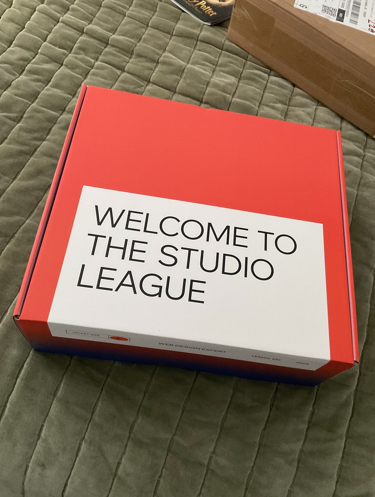 After a fun few days in NYC.. I came home to a package from @wixstudio. Thank you for the warm welcome into the Studio League. Excited to see what cool things we can build together! 💫🖥️