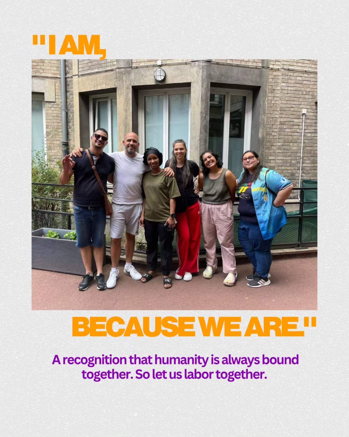 🌍 “I am because we are.” Ubuntu reminds us that our liberation is bound together — that none of us are free until all of us are.
✨ In our latest blog post, by @murrayea
, "Collective Liberation", we explore what Desmond Tutu called a “miracle” — the moment South Africans discovered their shared humanity — and how this vision continues to inspire movements for justice around the world.
“Liberation is the movement from bondage into freedom—personal, social, and political—toward the fullness of life intended for humanity. Collective liberation is: a vision that knows we are entangled and inseparable. A justice that is more than inclusion, tolerance, or representation. Collective liberation does not add on to the status quo. It is not just “being nice to each other.” It is a paradigm shift.”
Read the full piece at notalone75paris.com and join us in imagining — and building — a freer world for all.
#CollectiveLiberation #NotAlone75 #SocialJustice #Solidarity #CommunityCare #ParisNGO