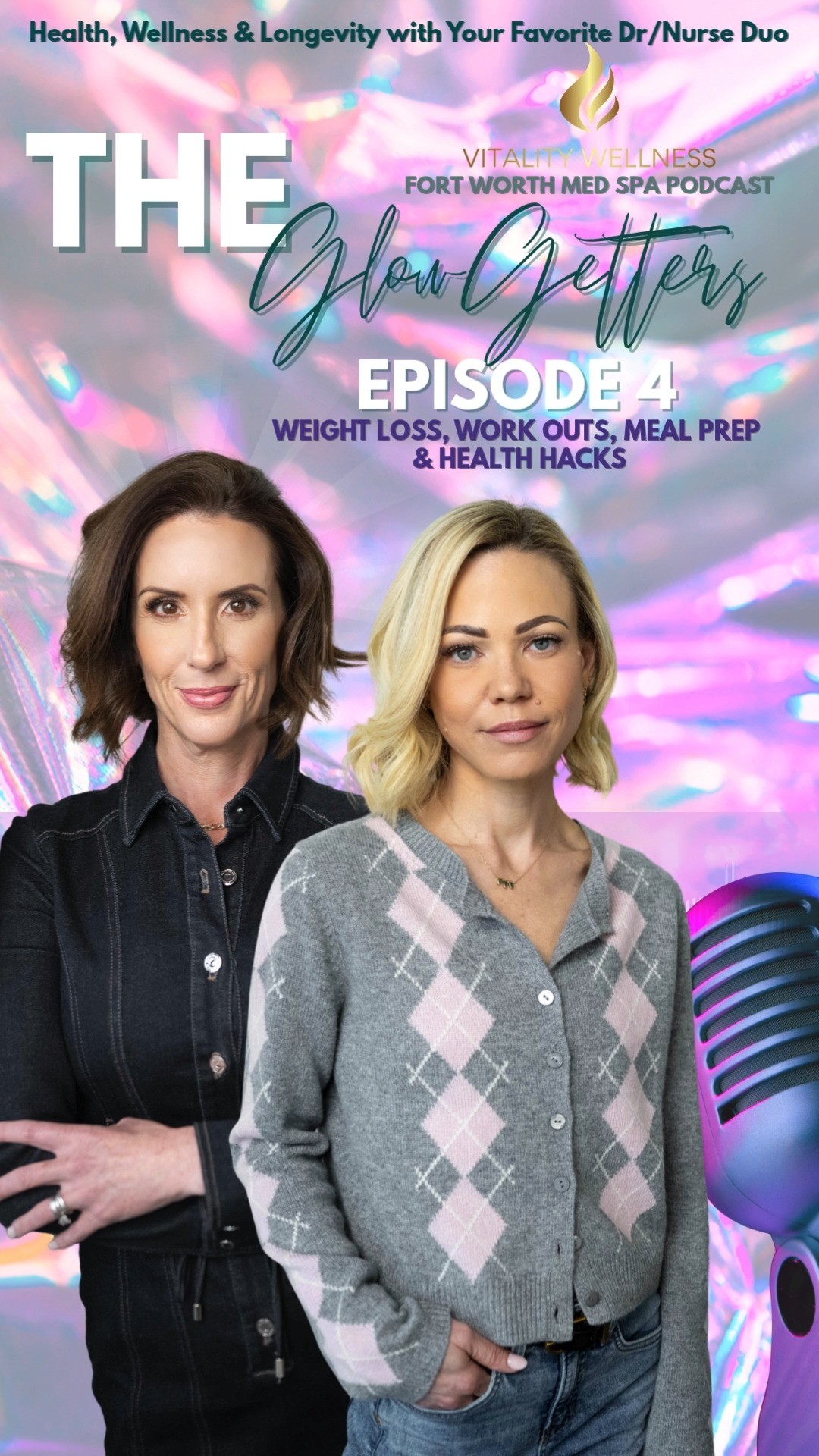 Join your Favorite Fort Worth Dr/Nurse Health Duo as they give you "behind the scenes" access to weight loss survival tips, meal prep, must-do workout tips and health hacks! 💥VitalityWellnessFortWorth.com
#fortworthmedspa #VitalityWellness #fortworth #weightloss #medspa #health #forwomen